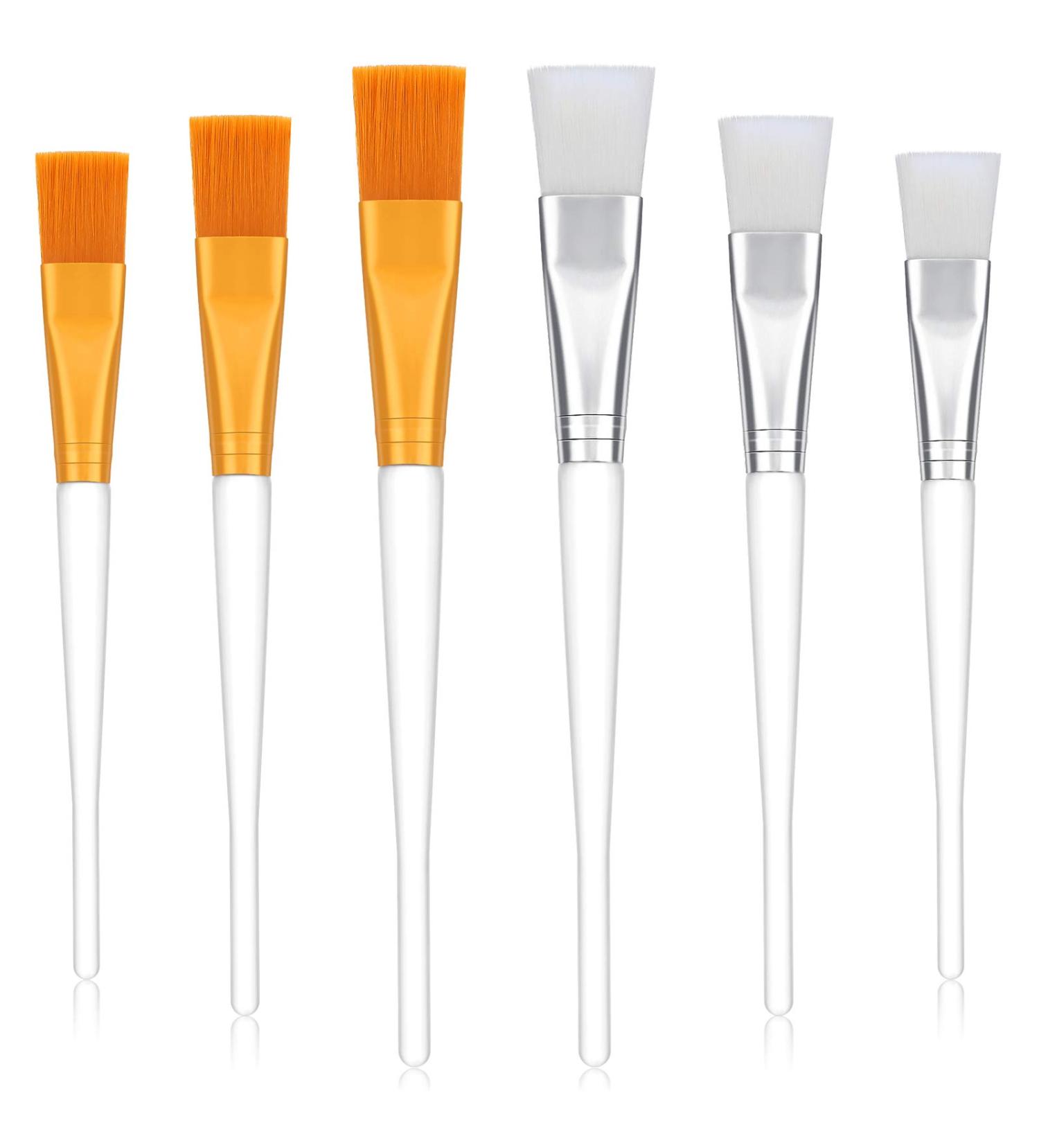 6 Pieces Facial Mask Brushes Soft Face Mask Brush Applicator Makeup Brushes Facial Application Brush Cosmetic Tools with Clear Plastic Handle for Skin Care Mask Applicator Tools - Buy Online on SooperMarket.com