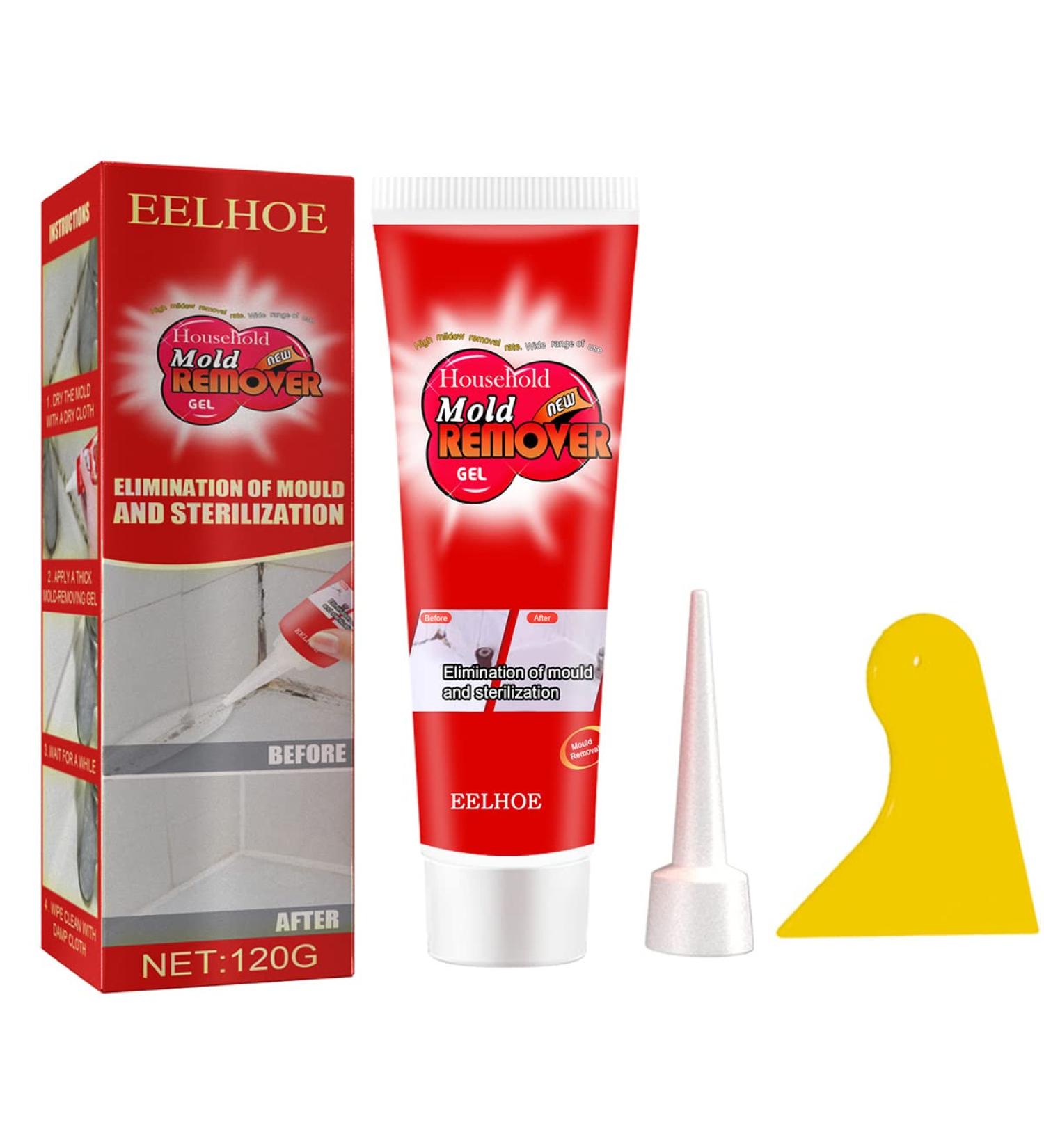 Mould Magic Extreme Gel UK Mould Magic Remover Household Mold Remover Gel Powerful Mould Magic Gel Cleaner For Wall Tiles Wall Corner And Kitchen Bathroom Sink (120g-1Pack) - Buy Online on SooperMarket.com