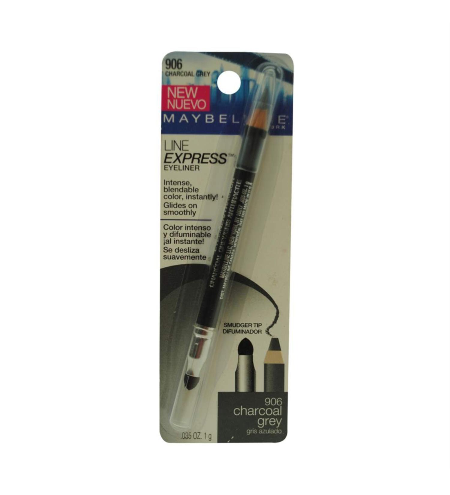Maybelline New York Line Express Eyeliner  Charcoal Grey 906  0.04 Ounce Charcoal Grey 1 Count (Pack of 1)