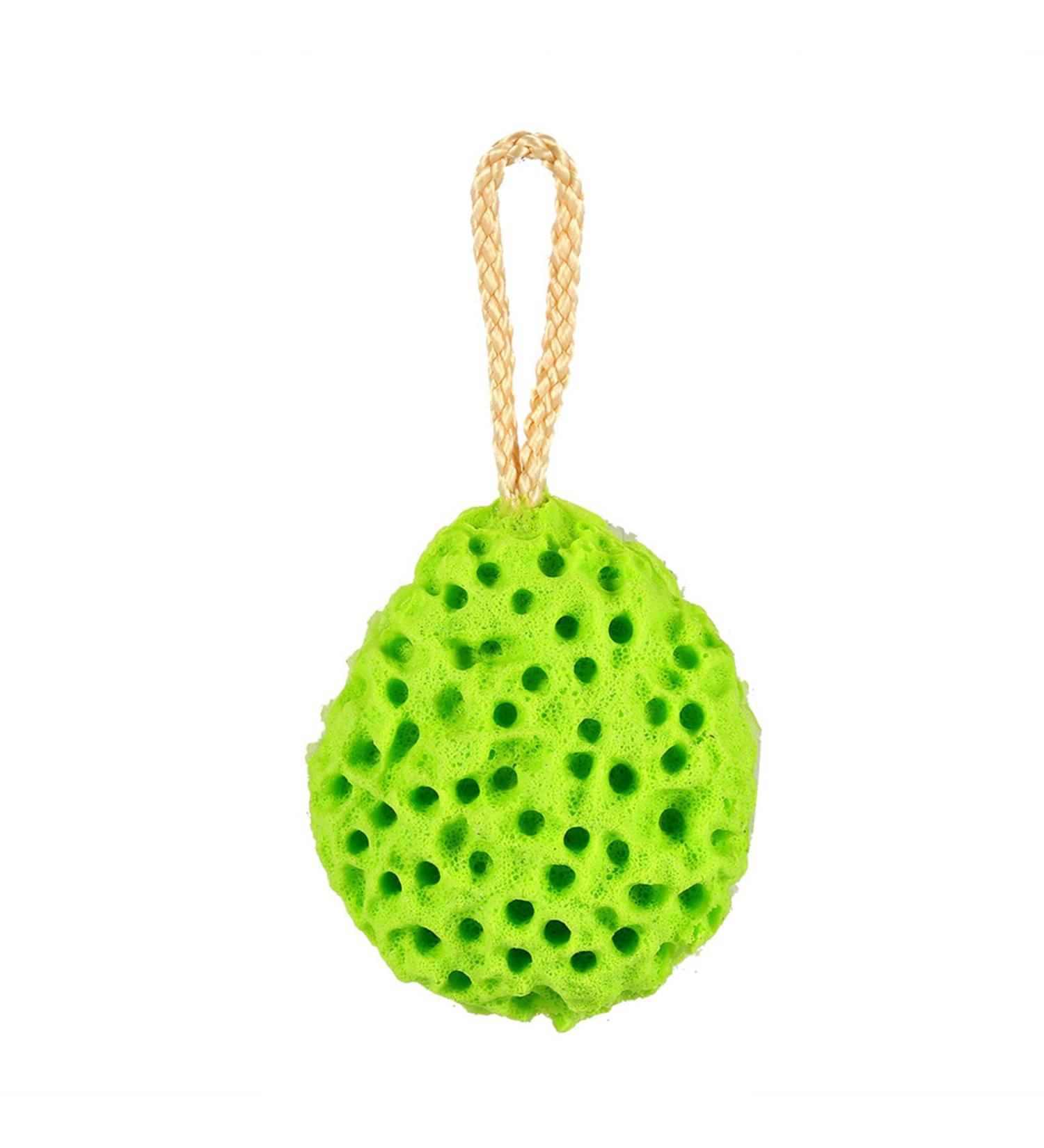 Bath Shower Sponge Bath Mesh Pouf Shower Ball Body Cleansing Scrubber Exfoliating Bath Sponge Bath Ball for Women and Men 4 Colors Optional(Green) - Buy Online on SooperMarket.com