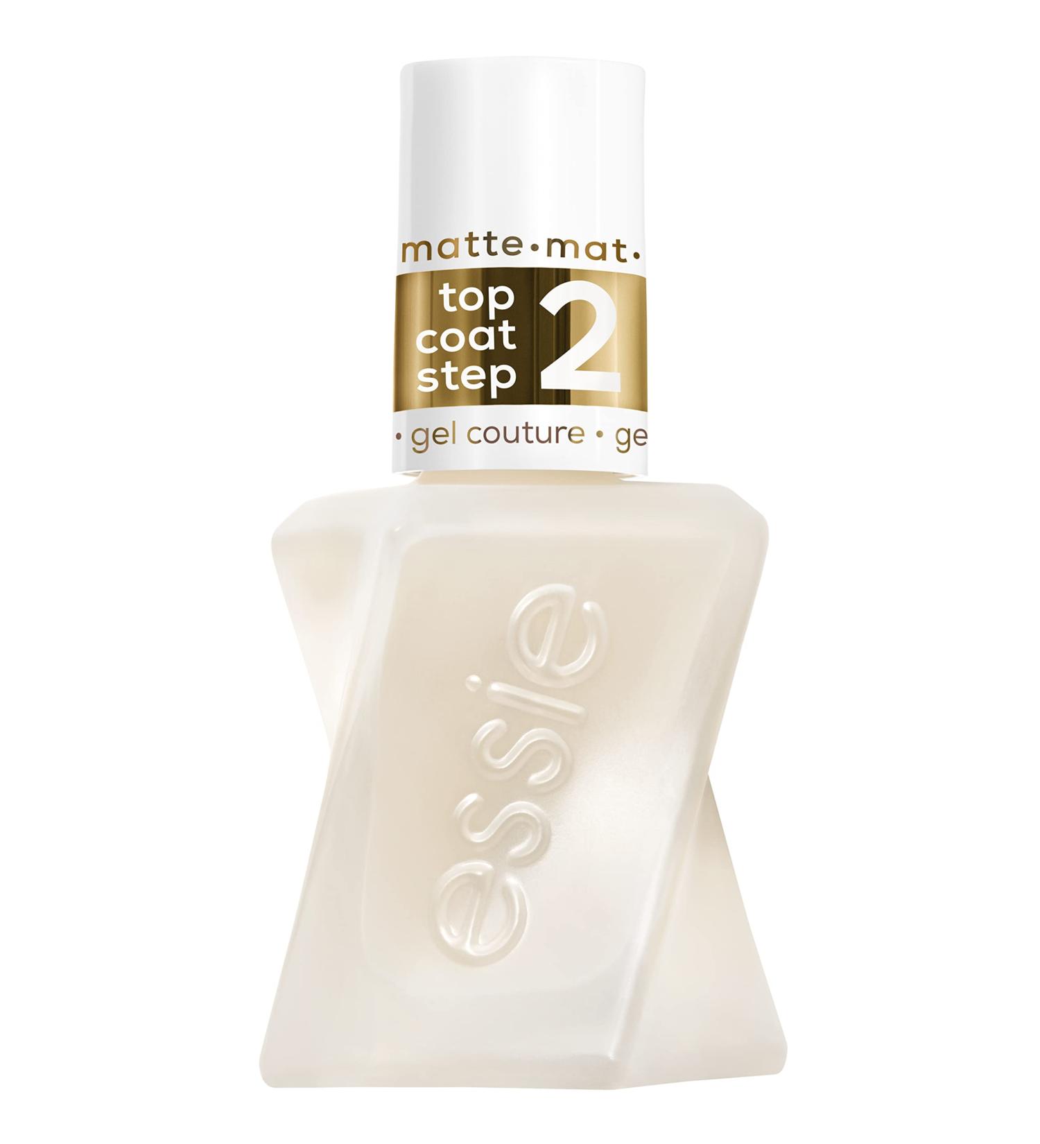 Essie Gel Couture Long-Lasting Matte Top Coat 0.46 fl oz - 8-Free Vegan Formula - Buy Online on SooperMarket.com