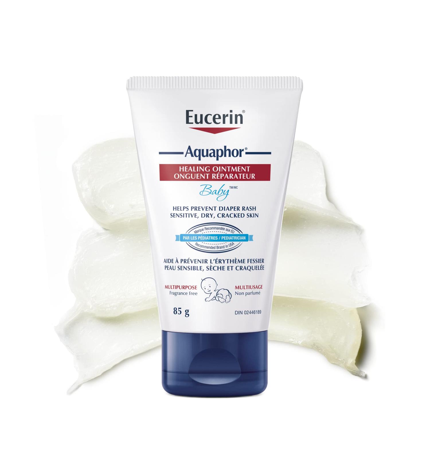 EUCERIN AQUAPHOR Baby Healing Ointment for Baby's Sensitive Skin 85g | Multi-purpose | Semi-occlusive formula | Non-Comedogenic | Fragrance-free Healing Ointment | Non-Greasy Healing Ointment | Recommended by U.S. Pediatricians - Buy Online on SooperMarket.com