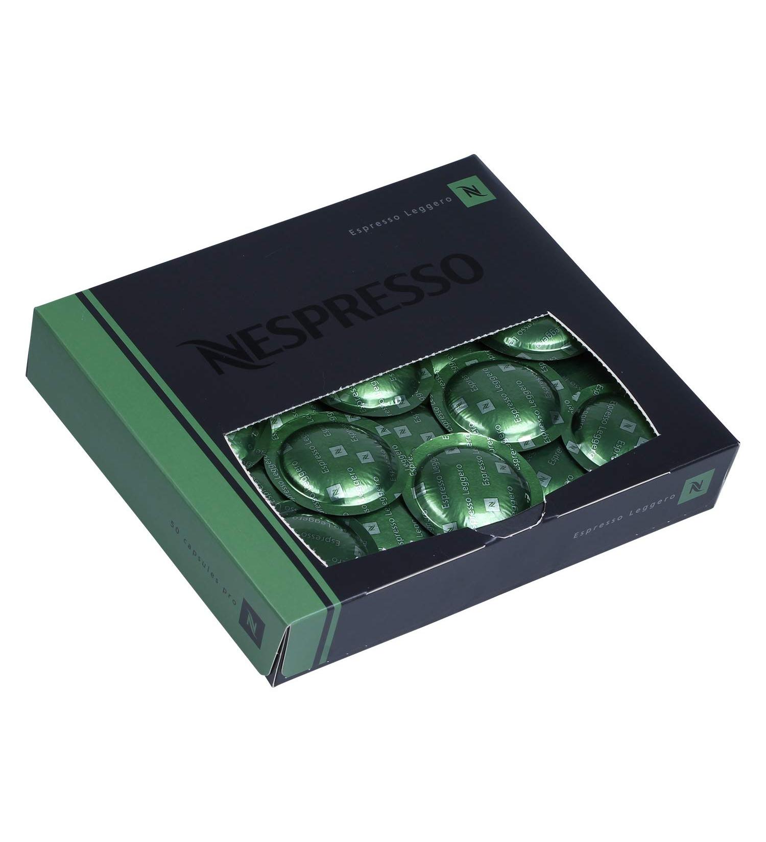 Nespresso Espresso Leggero (1 box of 50 capsules) for Commercial Machines - Buy Online on SooperMarket.com