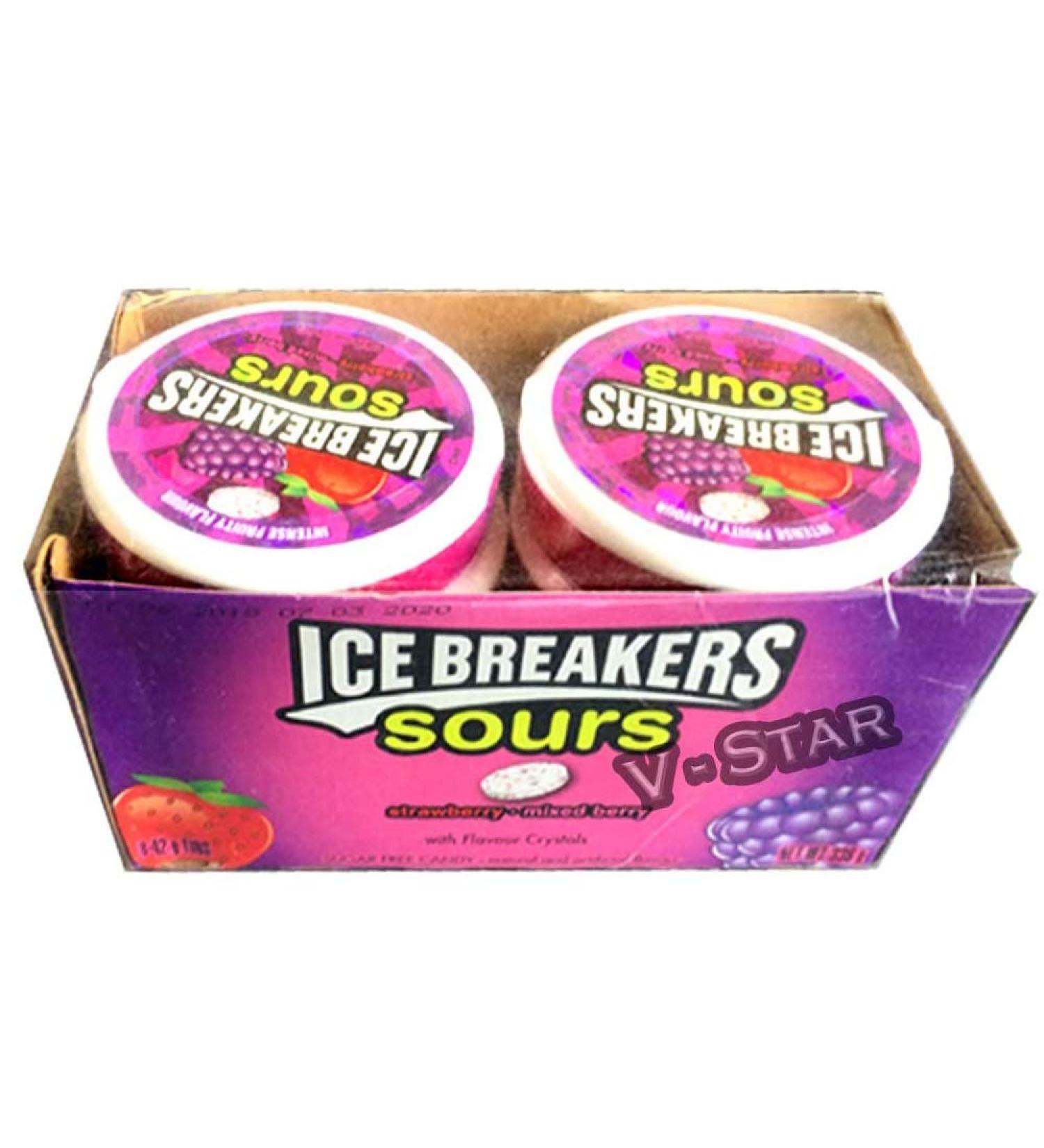 ICE BREAKERS Sugar Free Hard Candy Sweet 4 x 42g (Wild Berry) - Buy Online on SooperMarket.com
