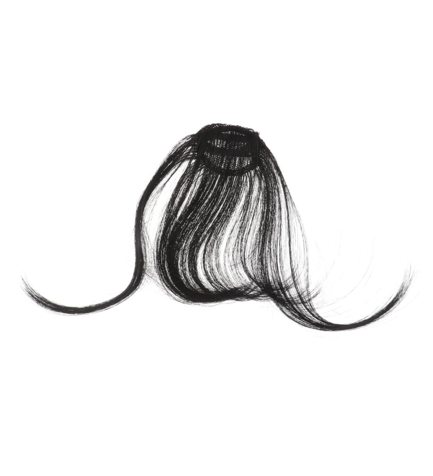 Didiseaon Piece Hair Clips for Women Hat Wigs for Women Braided Hair Clips Dark Brown Hair Extensions Hair Extensions Real Human Hair Clip on Fringe Hair Toppers for Women Xuchang Miss Bangs medium Black - Buy Online on SooperMarket.com