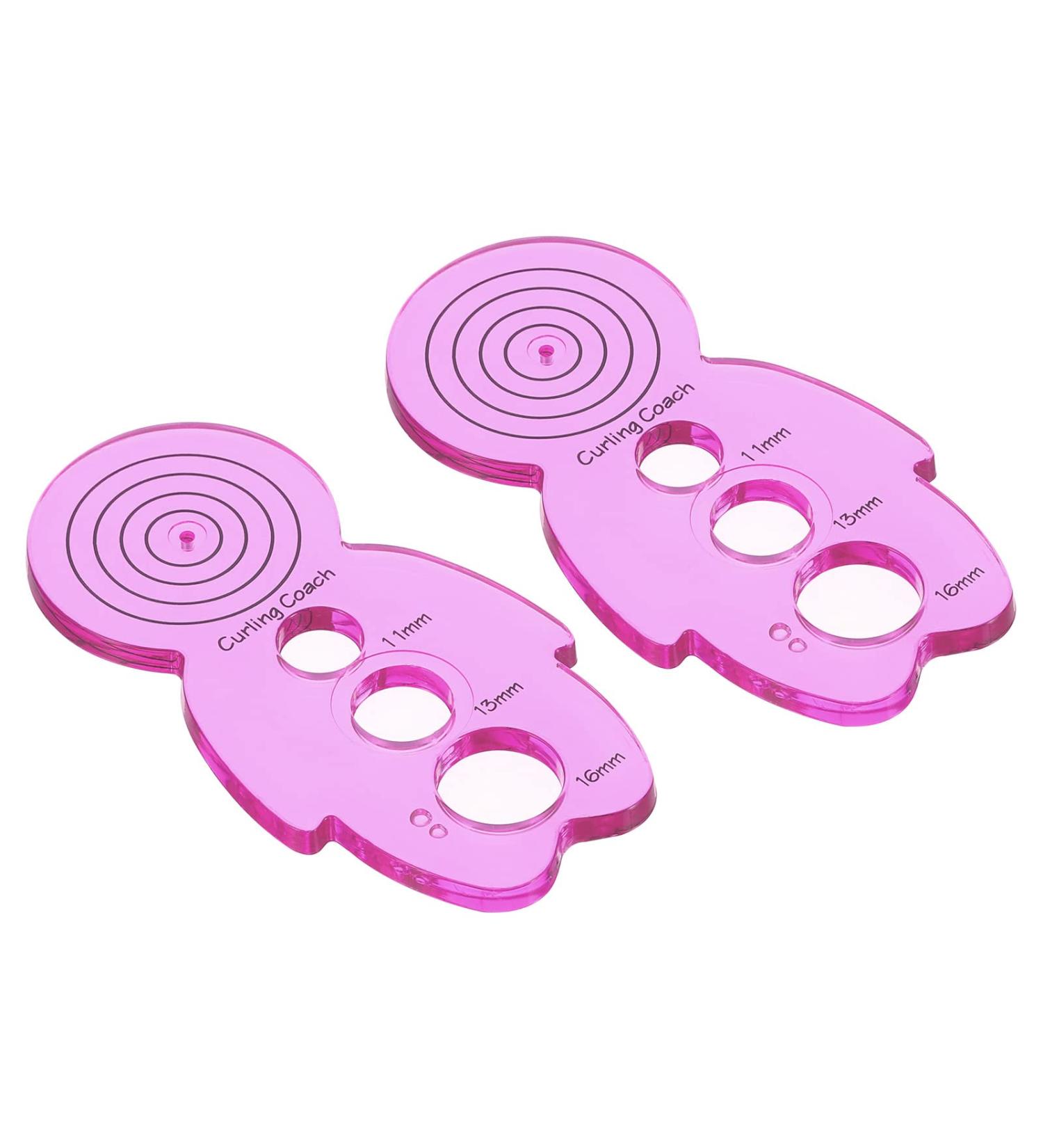 Paper Quilling Curling Coach Tool 2 Pack - Flower Rolling for Art & Craft DIY Projects - Pink - Buy Online on SooperMarket.com