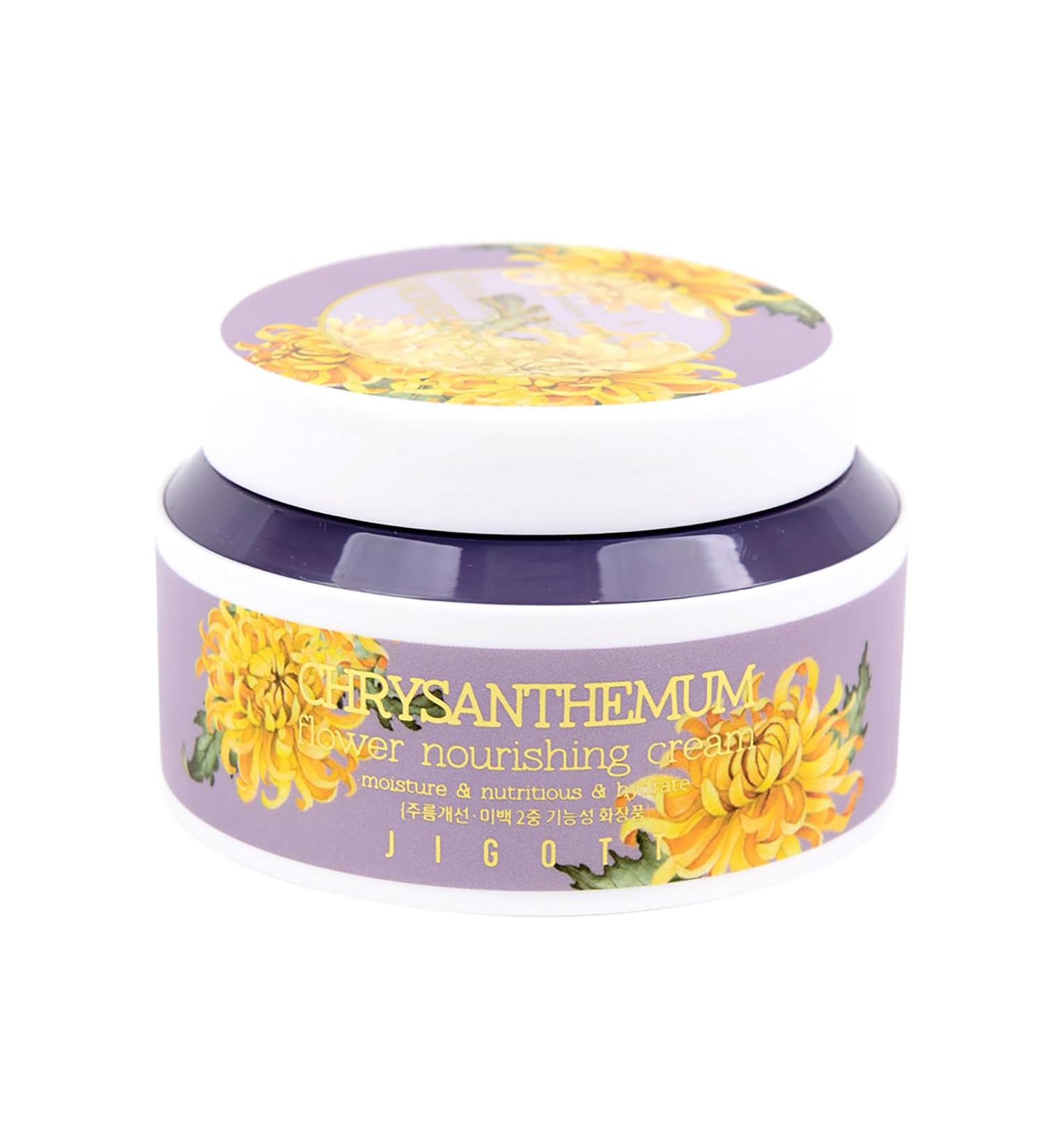 Chrysanthemum Flower Nourishing Cream 3.38 FL OZ | Hydrating Skincare for All Skin Types - Shop Internationally - Buy Online on SooperMarket.com