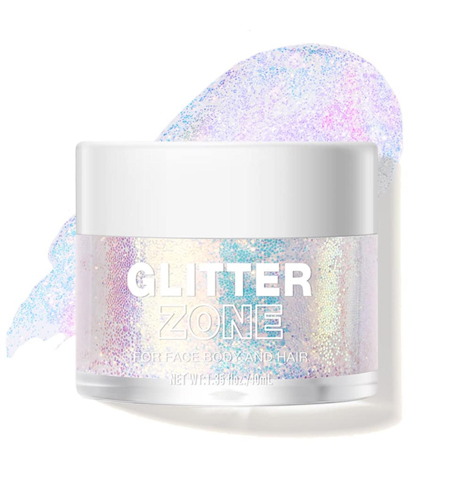 LANGMANNI Holographic Body Glitter Gel - Color Changing, Vegan & Cruelty-Free - 1.35 oz (2# Sparkling Pink) - Buy Online on SooperMarket.com