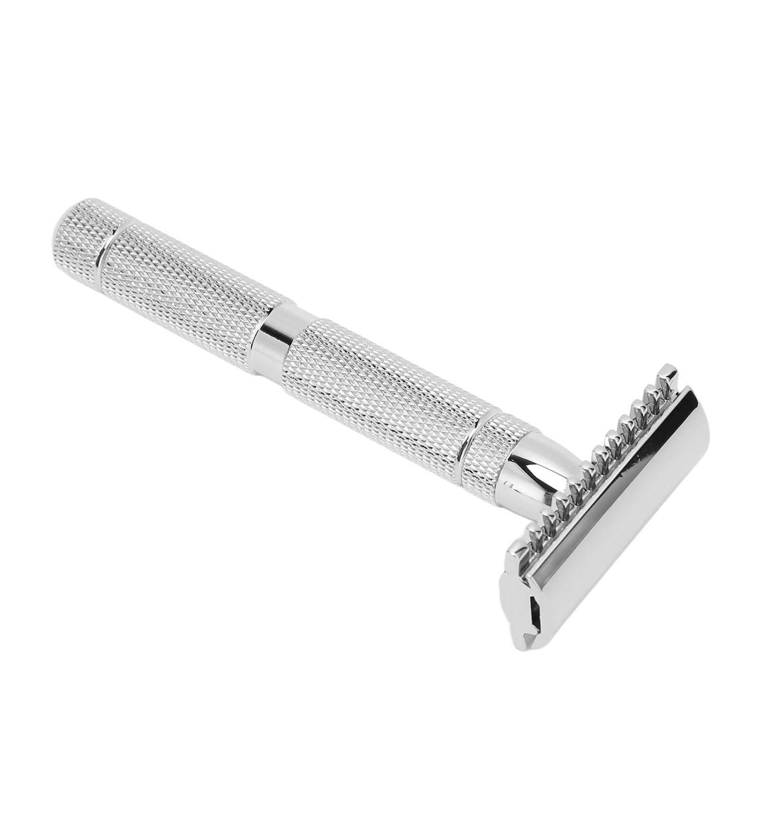 Manual Safety Razor | Ergonomic Rust-Proof Hand Razor for Travel | Perfect for On-the-Go Grooming - Buy Online on SooperMarket.com