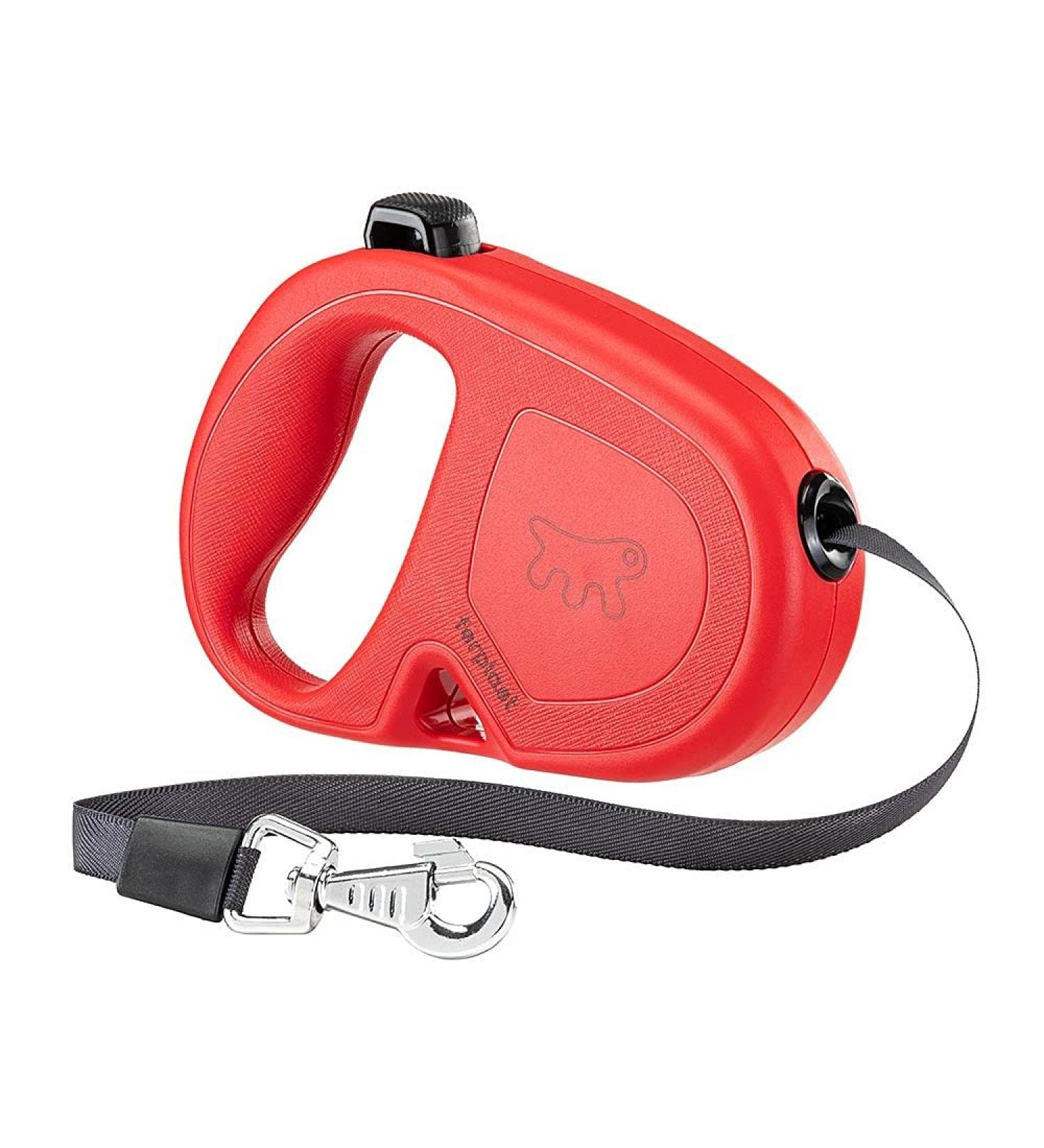 Buy Ferplast Flippy One Dog Leash - Extendable Roller Leash for Medium Dogs up to 25 kg - 5m Red | Best Price & Fast Shipping - Buy Online on SooperMarket.com