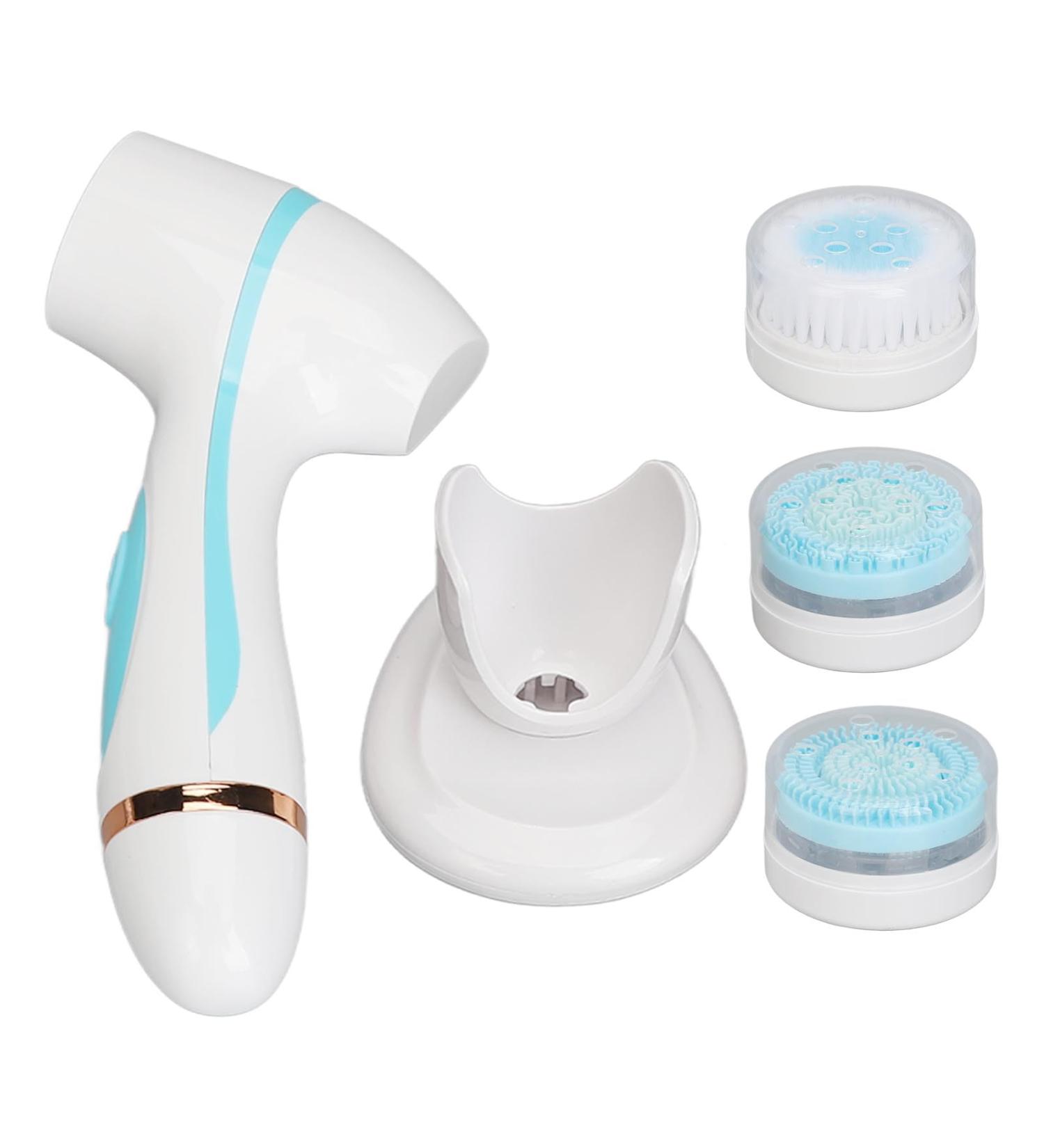Facial Cleansing Brush Silicone Pore Deep Cleansing Electric Face Brush for Salon (Blue) - Buy Online on SooperMarket.com