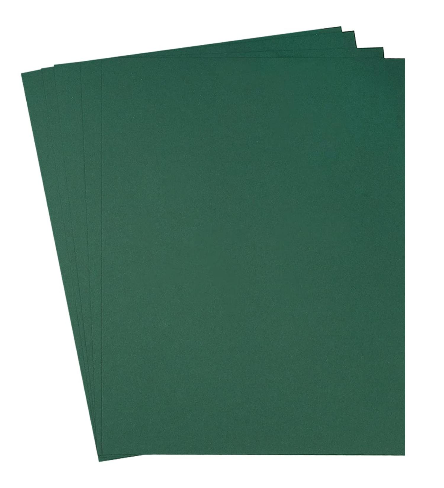 50 Sheets 8 1/2 x 11 Dark Green Cardstock for DIY Crafts & Invitations - Buy Online on SooperMarket.com