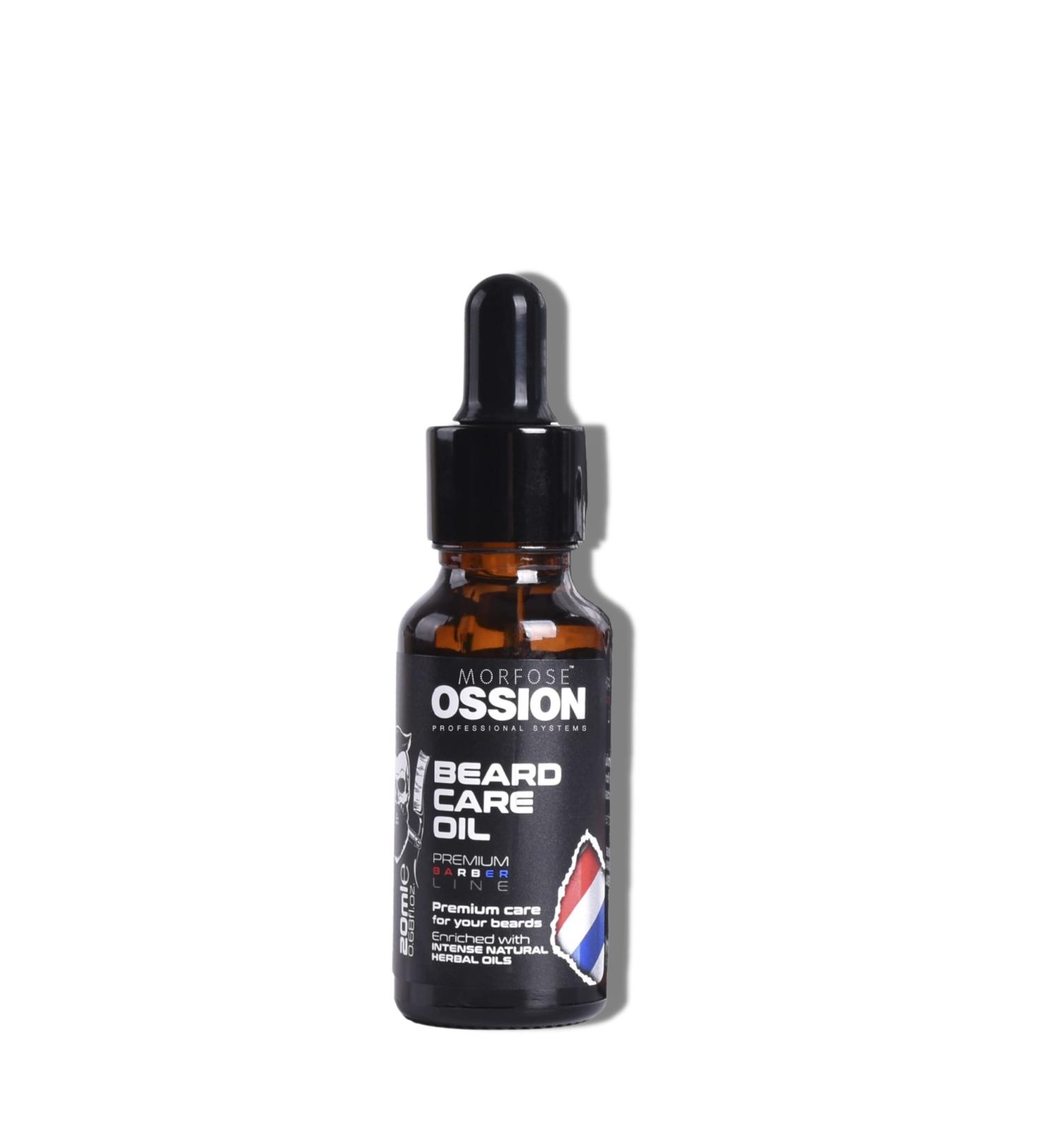 Morfose Ossion Premium Barber Line Beard Care Oil 20 ml - Nourishing Beard Oil for Men | International Shipping Available - Buy Online on SooperMarket.com