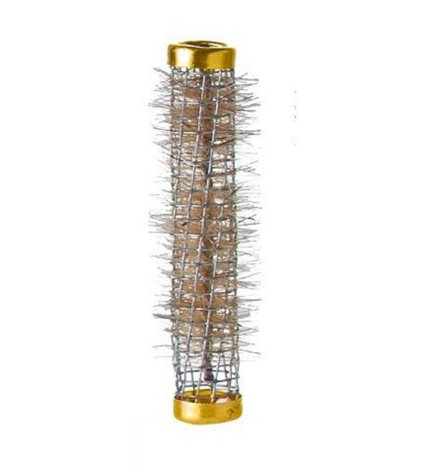 Comair 7000905 Wire winder with bristle length 63 mm 12 pieces gold Gold One size