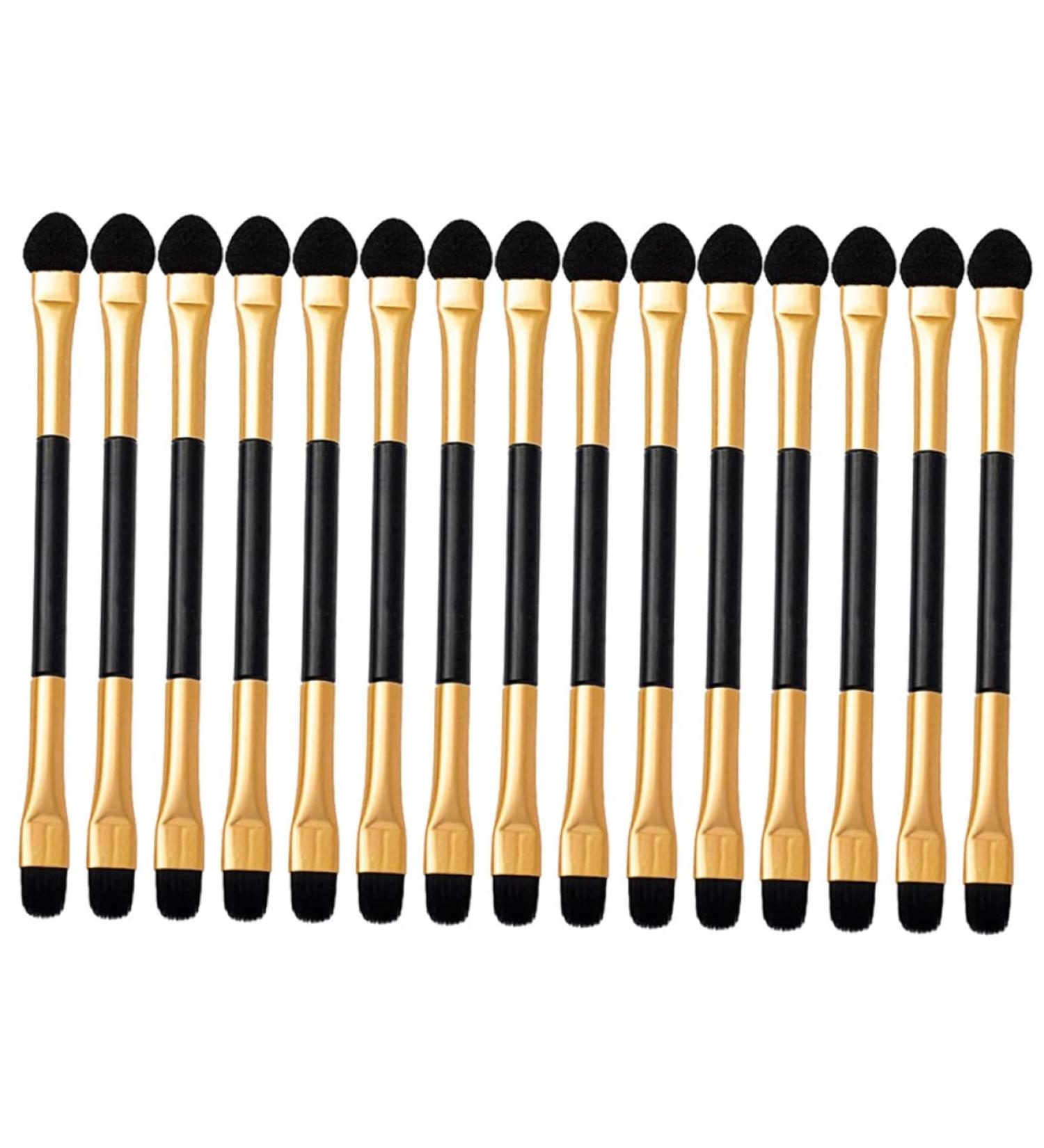 MUSISALY 15pcs Eye Shadow Brush Makeup Accessories Double Sided Makeup Brush Eyeshadow Fiber - Buy Online on SooperMarket.com