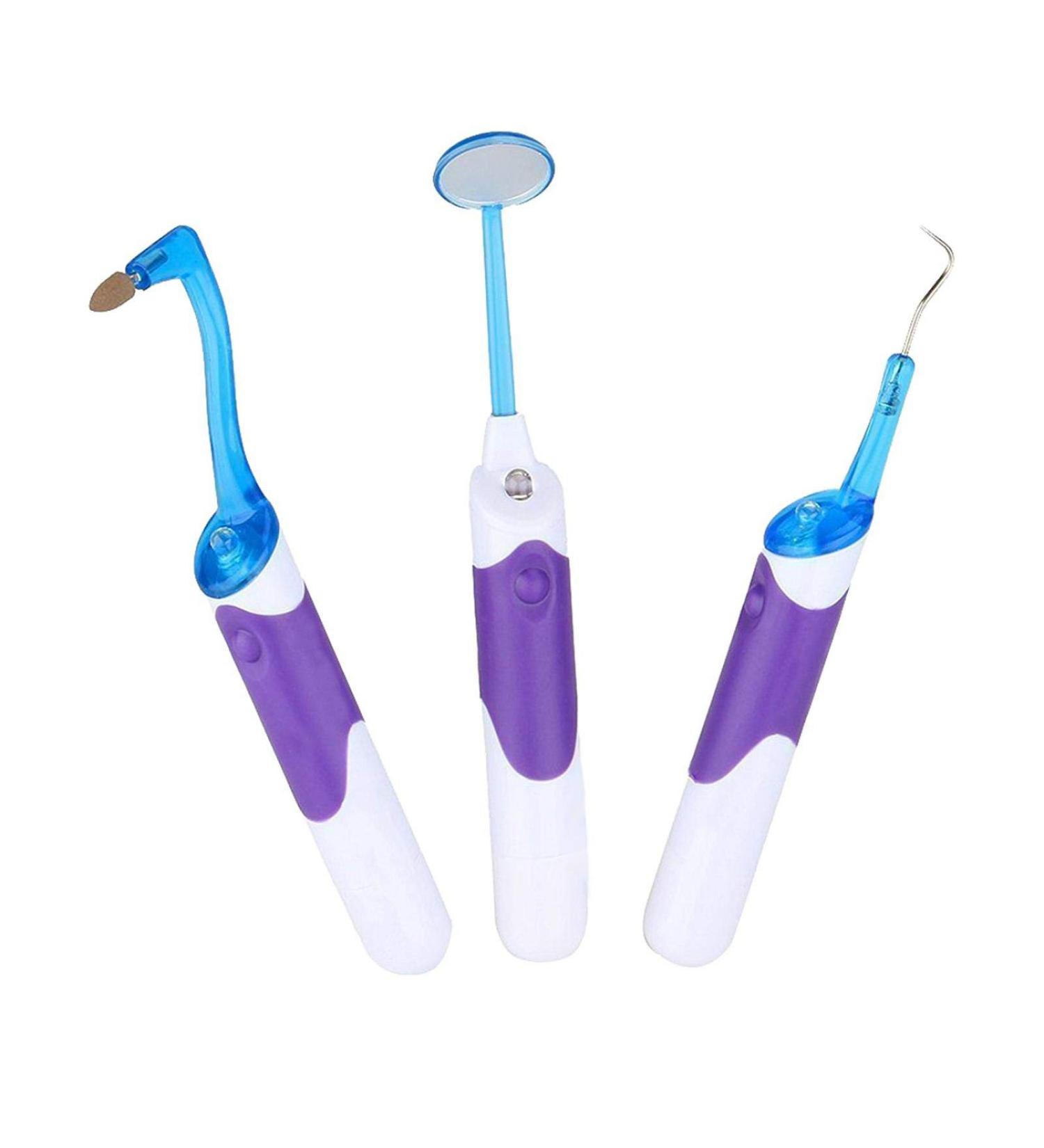 Dental Care Set Kit with LED Lights - Mirror Toothpick & Tartar Remover for Bright Smiles | International Shipping - Buy Online on SooperMarket.com