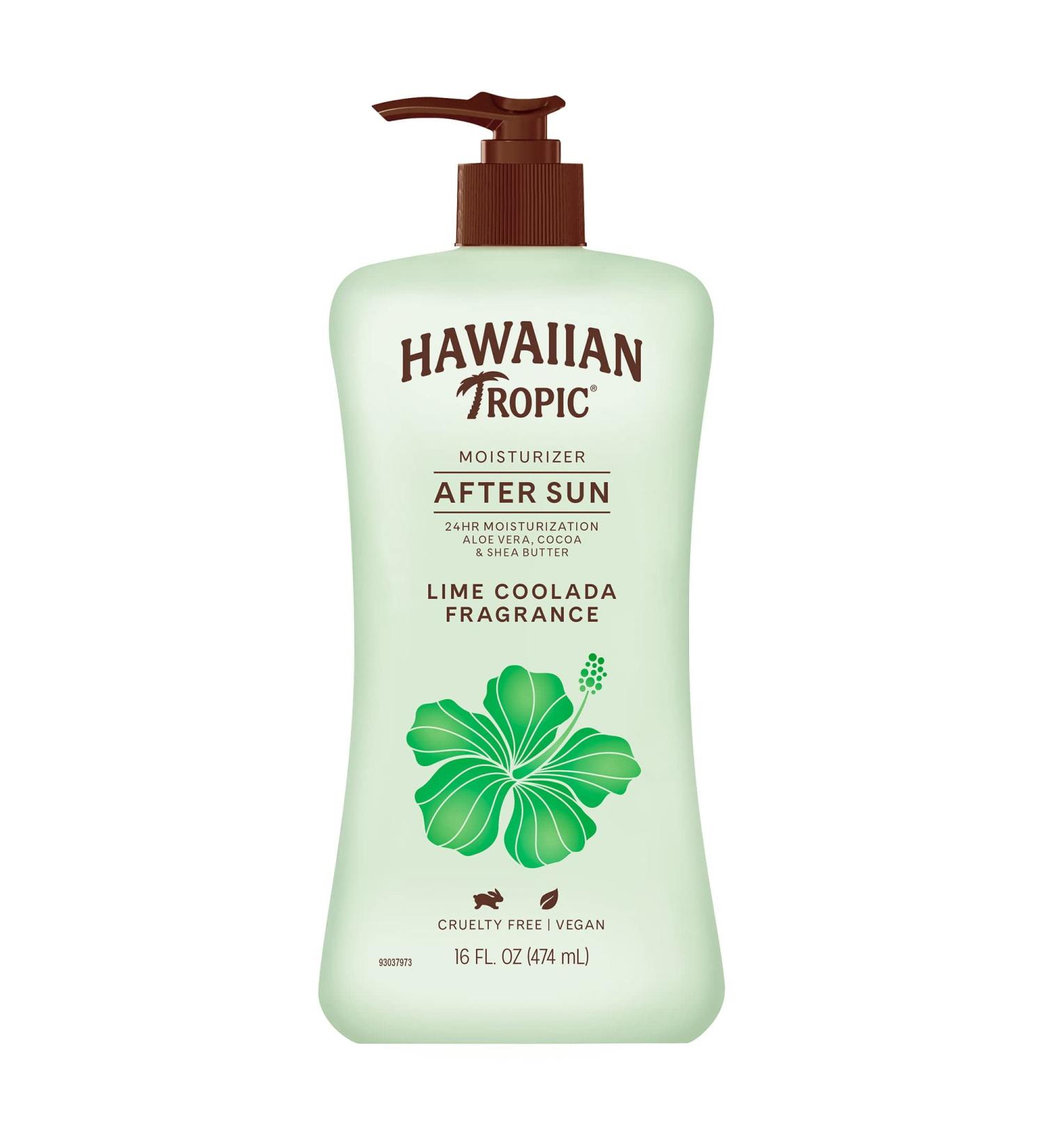 Hawaiian Tropic Lime Coolada After Sun 16oz | Refreshing After-Sun Care | Shop Internationally - Buy Online on SooperMarket.com