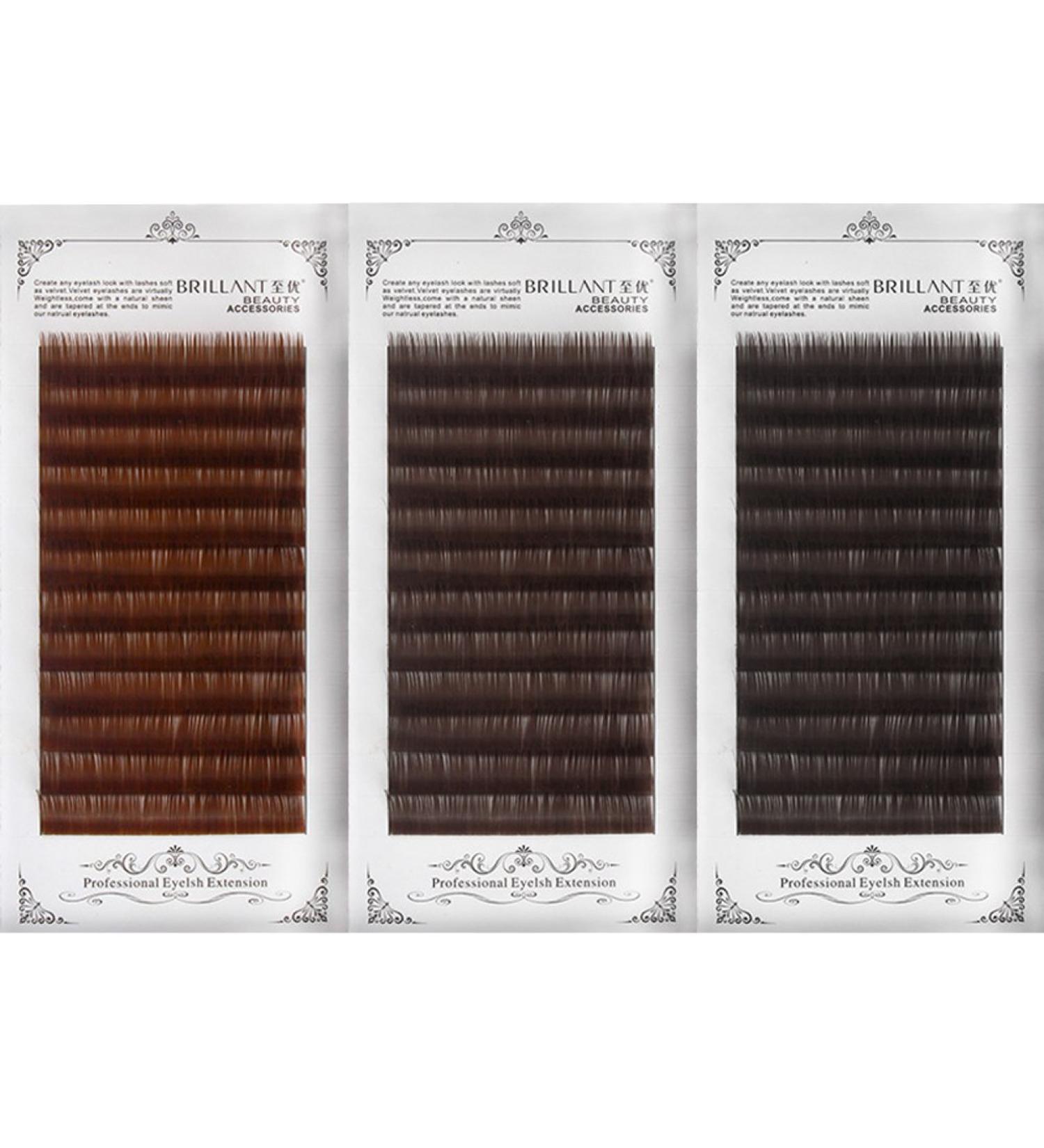 Scala 0.10mm C Curl 10mm Dark Brown Individual Eyelash Extension - Natural False Lashes - Buy Online on SooperMarket.com