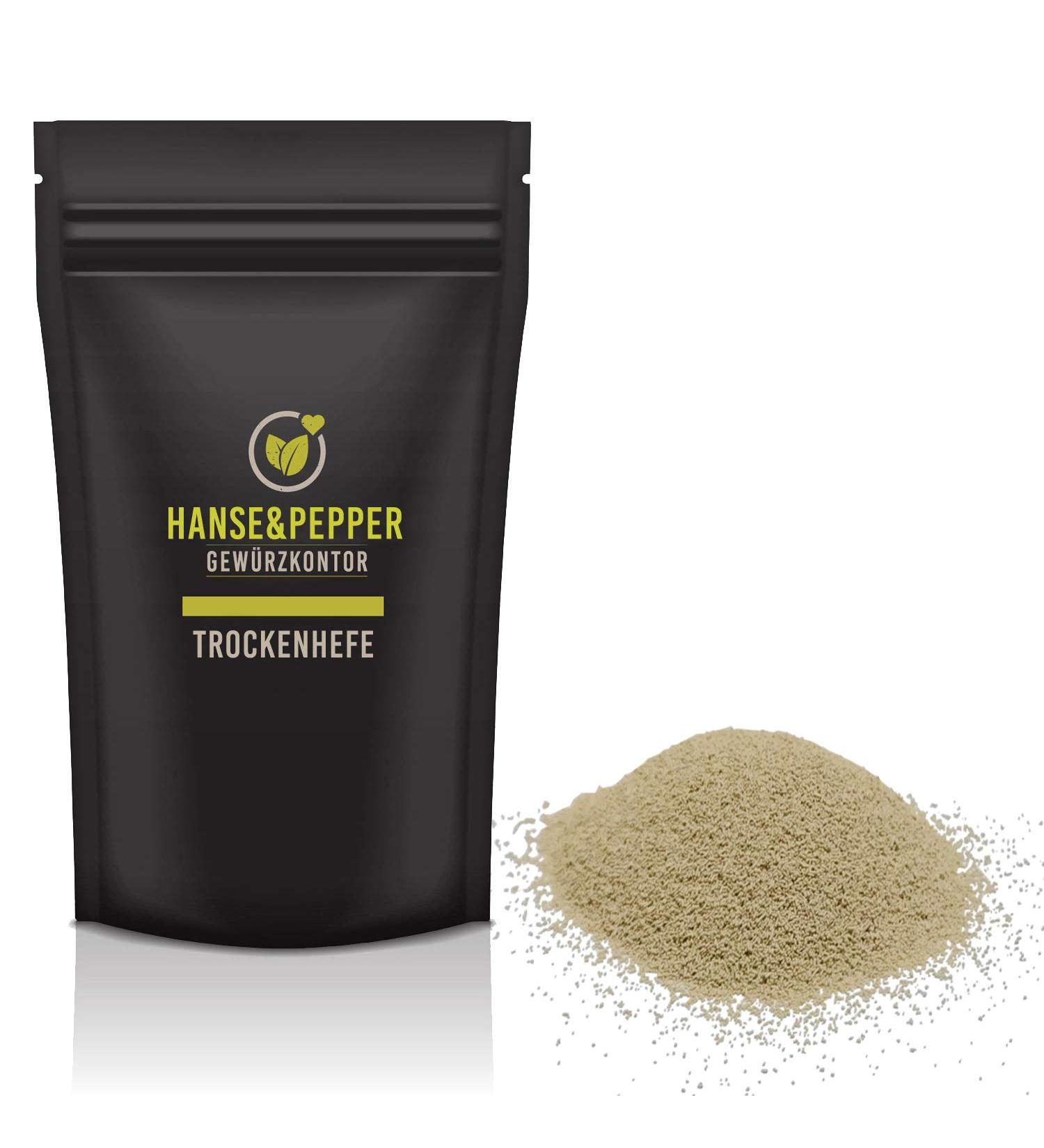 250g dry yeast for pizza bread bread dough baking yeast cake yeast vegetarian vegan instant of course from the Hanse & Pepper Gew rzkontor 250 g (1 Pack)