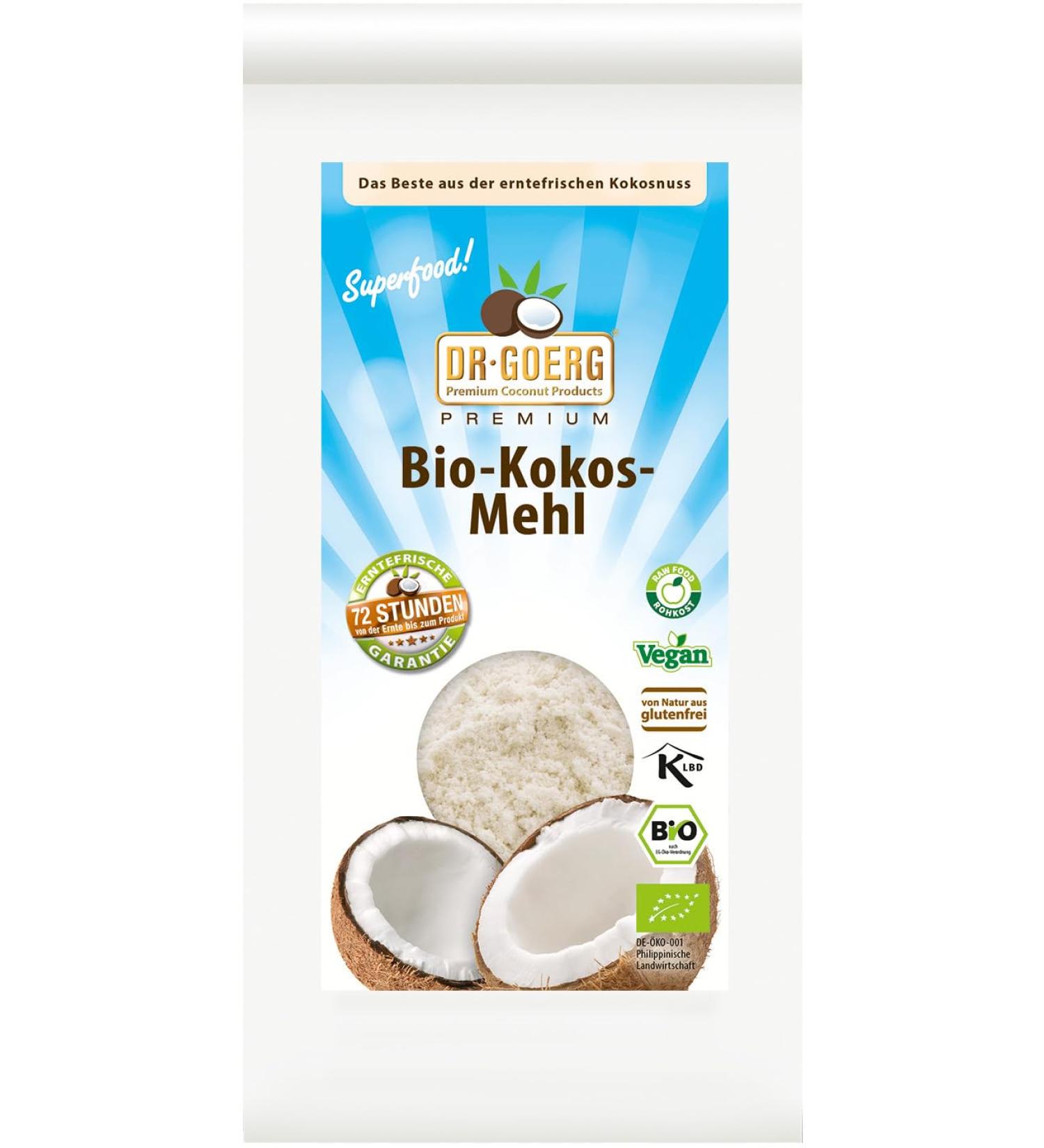Dr. Goerg Premium Organic Coconut Flour (6 x 600 gr)