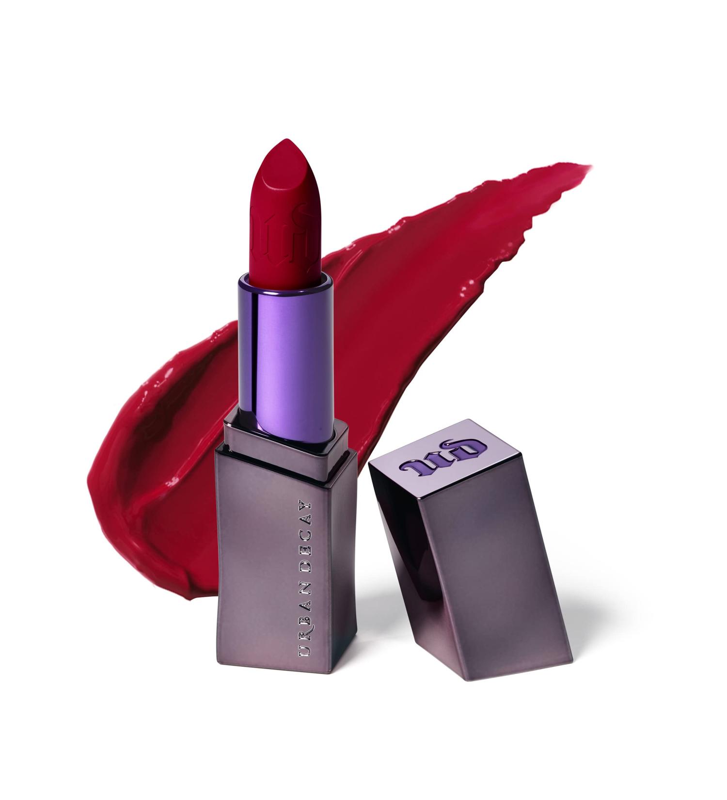 URBAN DECAY Vice Hydrating Lipstick - Longwearing Moisturizing Lip Color - 35 Shades Available - 0.11 Oz - No Parking (Deep Blue Red) - Buy Online on SooperMarket.com