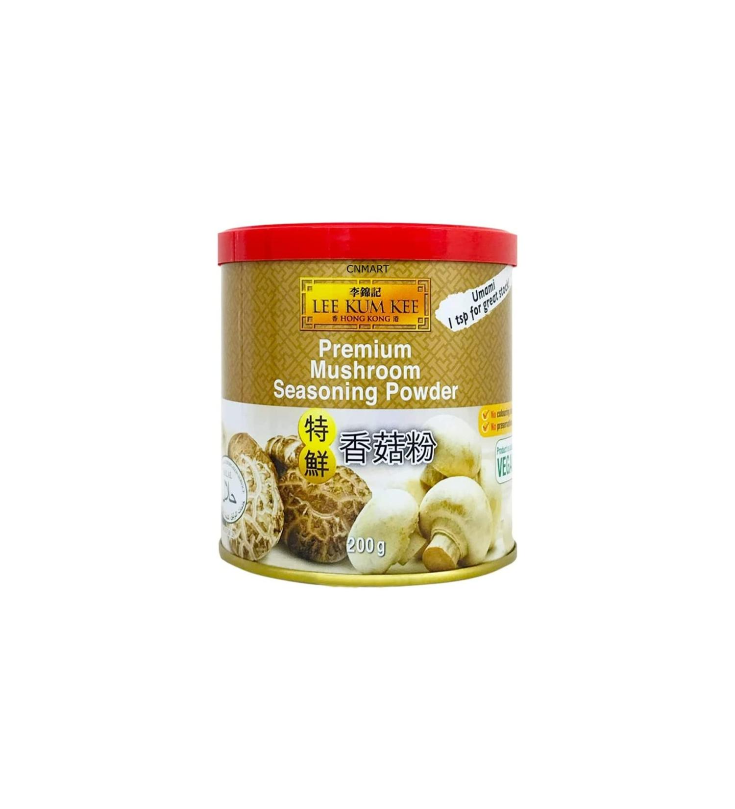 Lee Kum Kee Premium Mushroom Seasoning Umami Powder 200g (Vegan) Halal by CNMART - Buy Online on SooperMarket.com