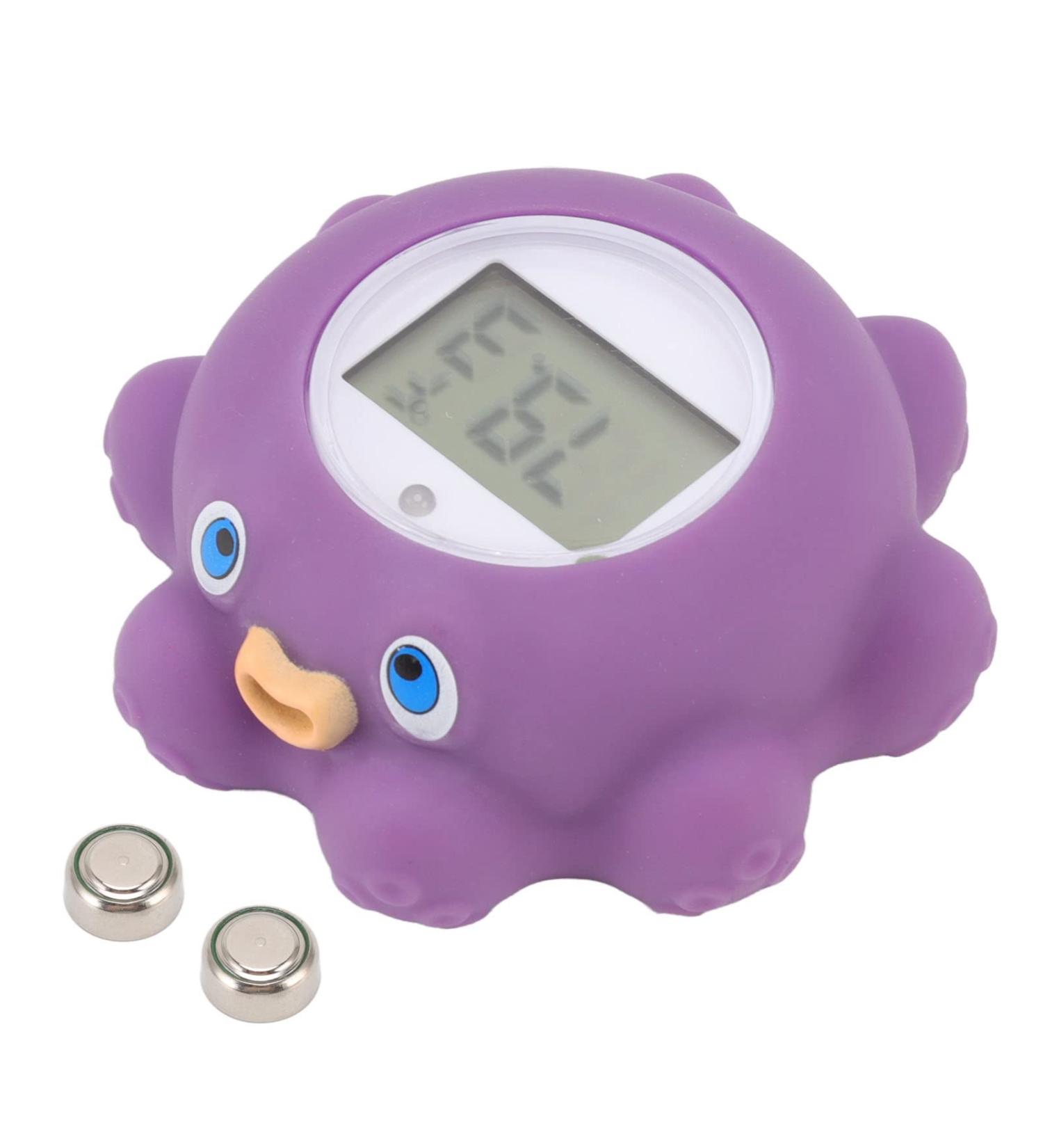 Digital Baby Bath Thermometer - Infant Safety Water Temperature Tester & Floating Toy with Intelligent Timing Measure Function - Buy Online on SooperMarket.com