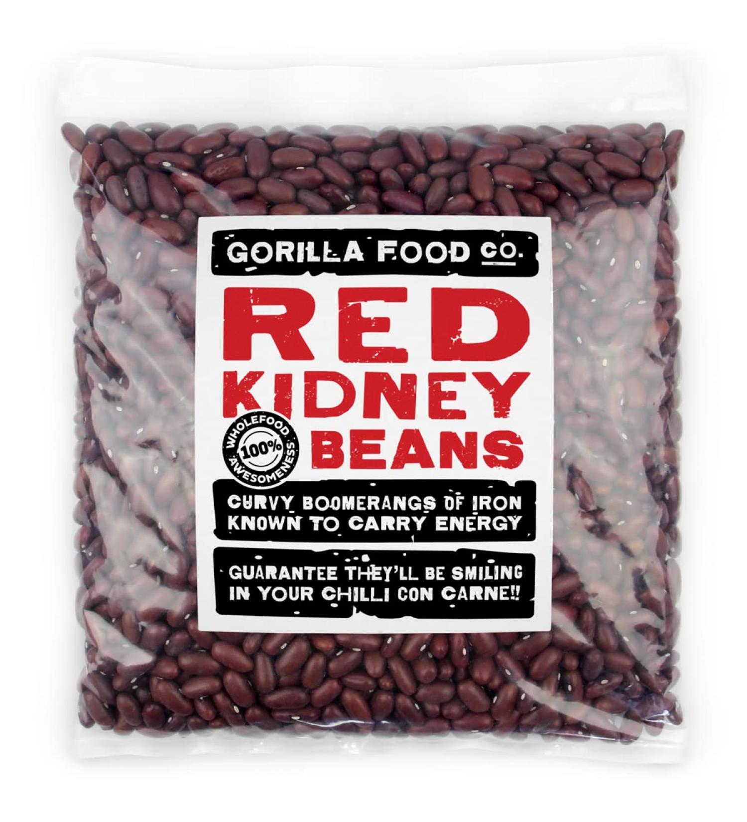 Gorilla Food Co. Red Kidney Beans Dried - 800g - Buy Online on SooperMarket.com