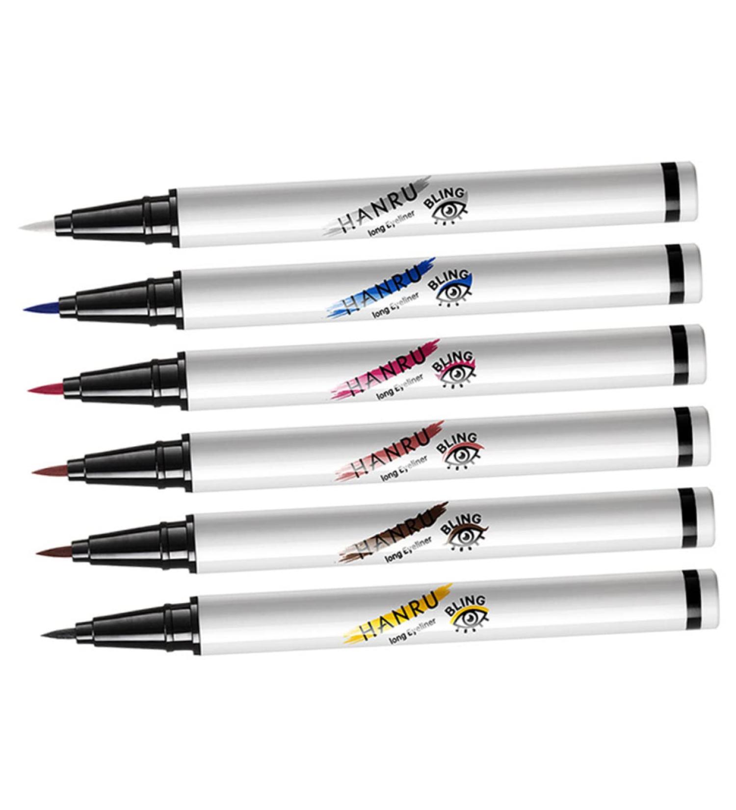 NOLITOY 6pcs Eyeliner Pencil White Eye Liner Pencils Eye Makeup Liquid Eyeliner No Smudge Miss Abs - Buy Online on SooperMarket.com