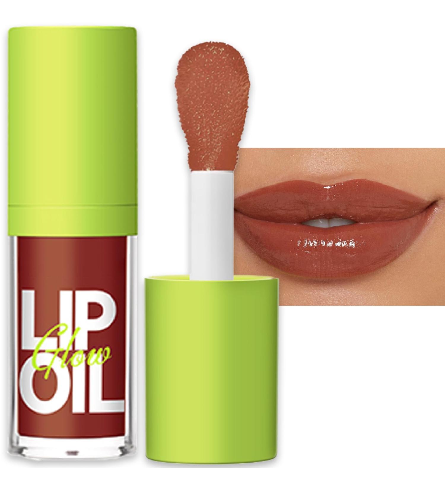 Plumping Lip Oil Gloss | Hydrating & Nourishing | Long Lasting & Lightweight | Crystal Jelly Lip Care | Liquid Lipsticks - Buy Online on SooperMarket.com