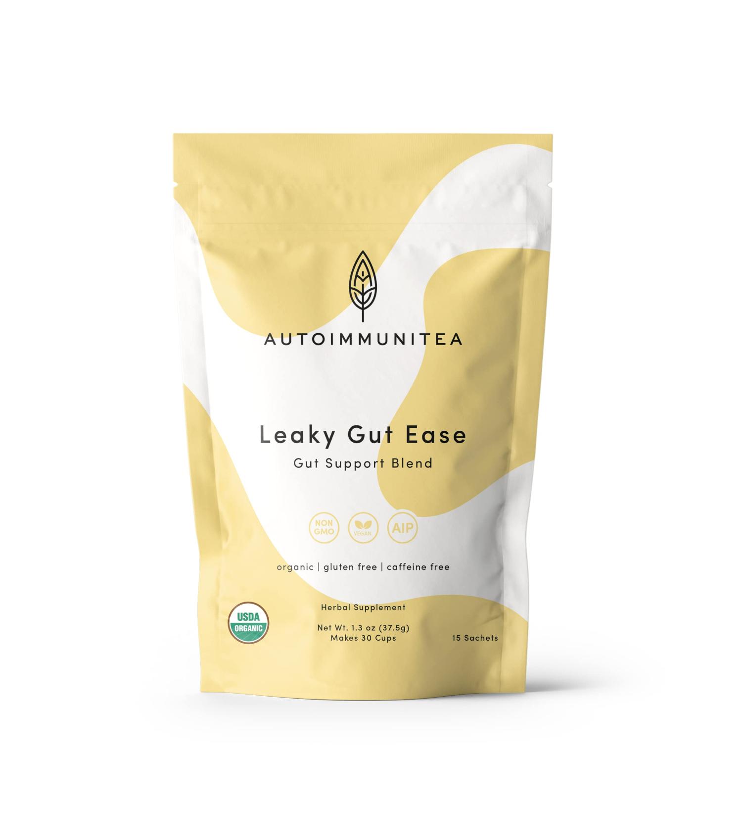 Organic Chamomile Digestive Tea for Leaky Gut & Stomach Calming | AIP Diet, Autoimmune Protocol, IBS, Diverticulitis | Paleo Friendly with Licorice & Marshmallow Root - Buy Online on SooperMarket.com