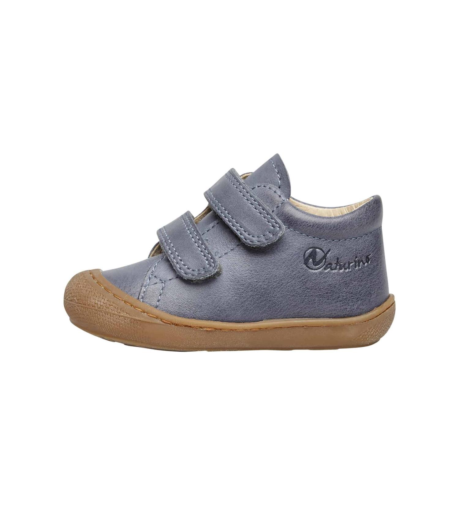 Naturino Cocoon VL Leather First Steps Shoes - Skyblue (3 UK Child) - Buy Online on SooperMarket.com