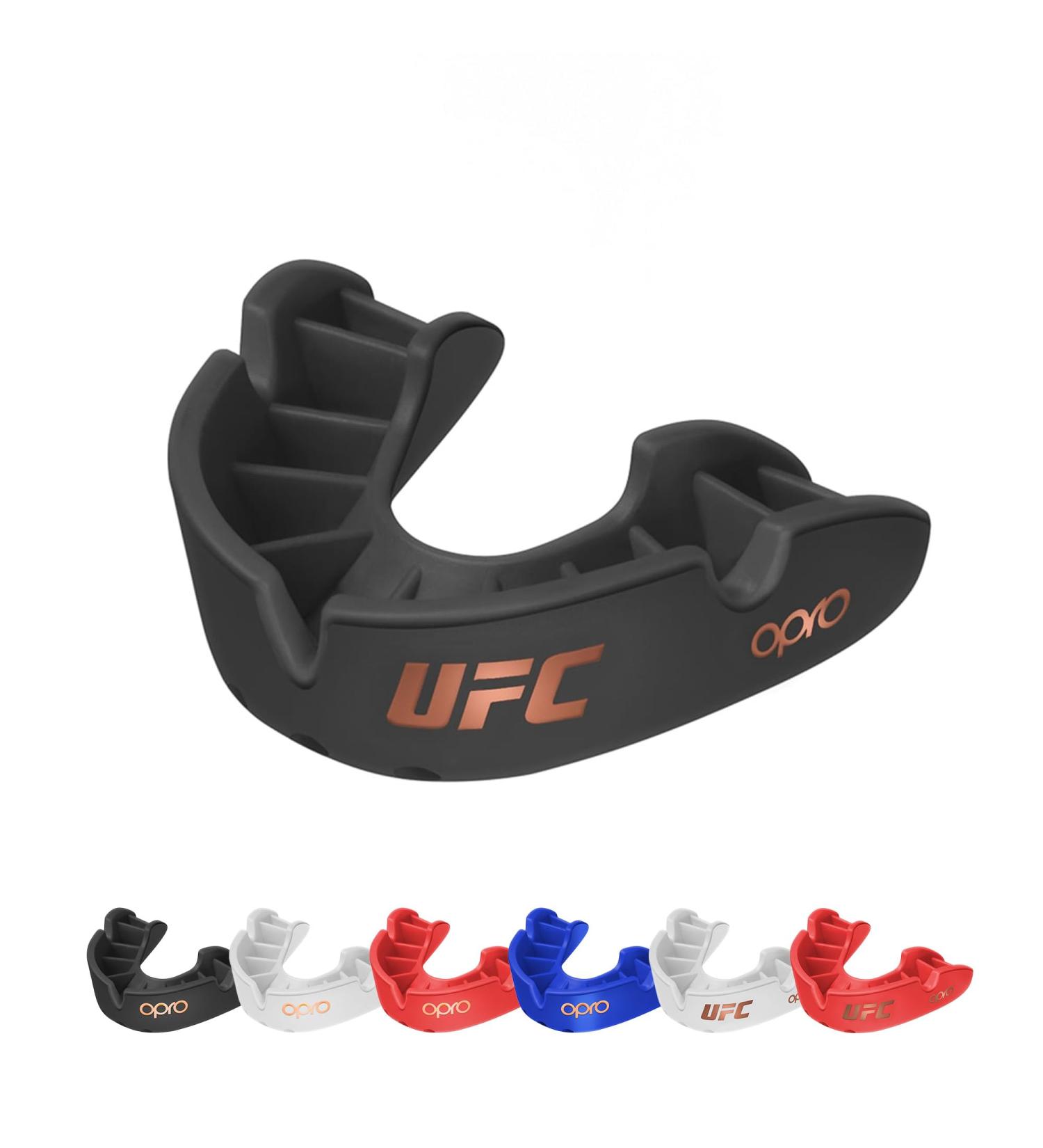 OPRO Bronze Level Sports Protection - Tooth Guards for Adults & Kids | Hockey Rugby Boxing Martial Arts - Black (10+) - Buy Online on SooperMarket.com