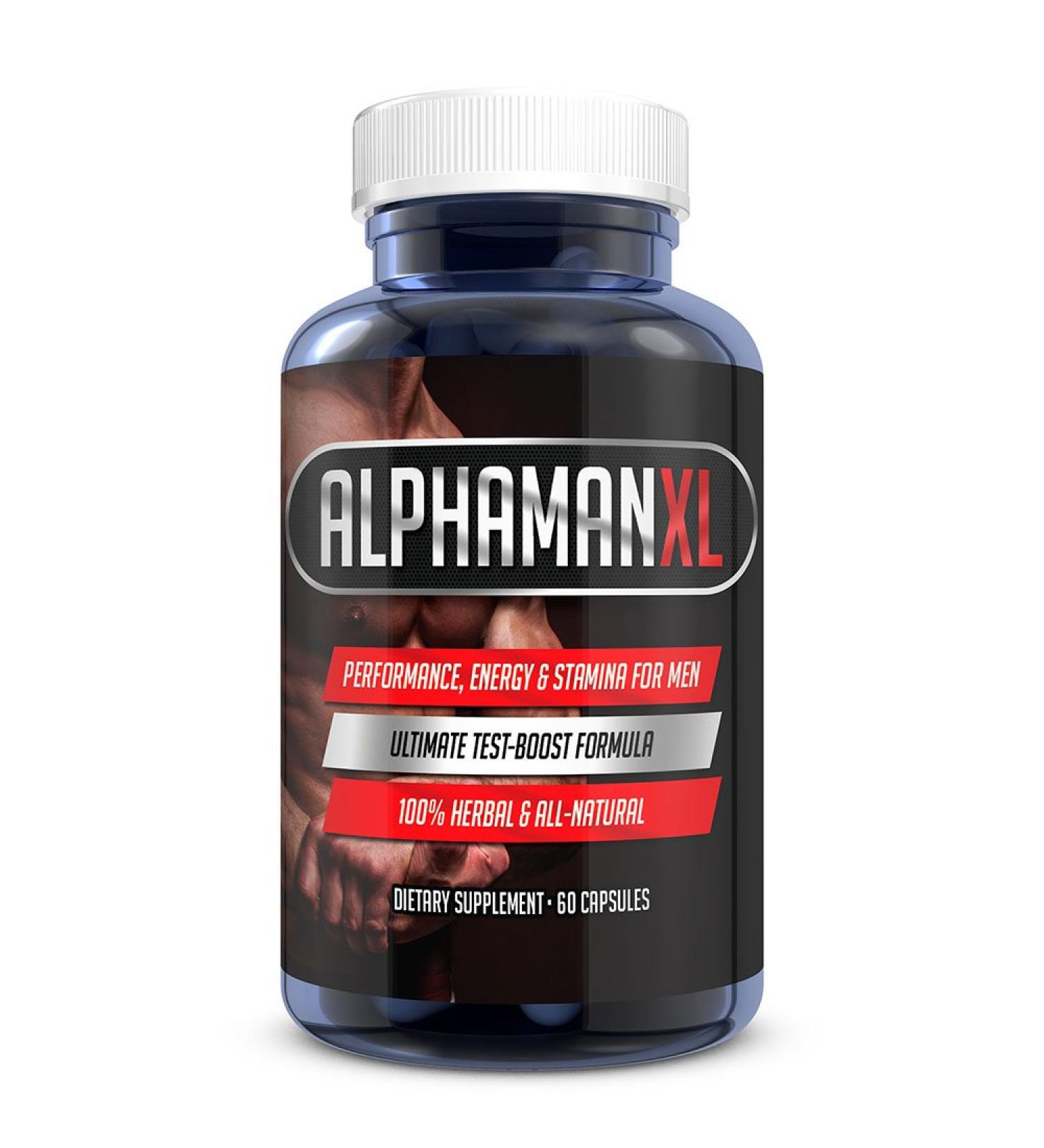 AlphaMAN XL Male Pills | - Enlargement Booster Increases Energy  Mood & Endurance | Best Performance Supplement for Men - 1 Month Supply  60 Capsules - Buy Online on SooperMarket.com