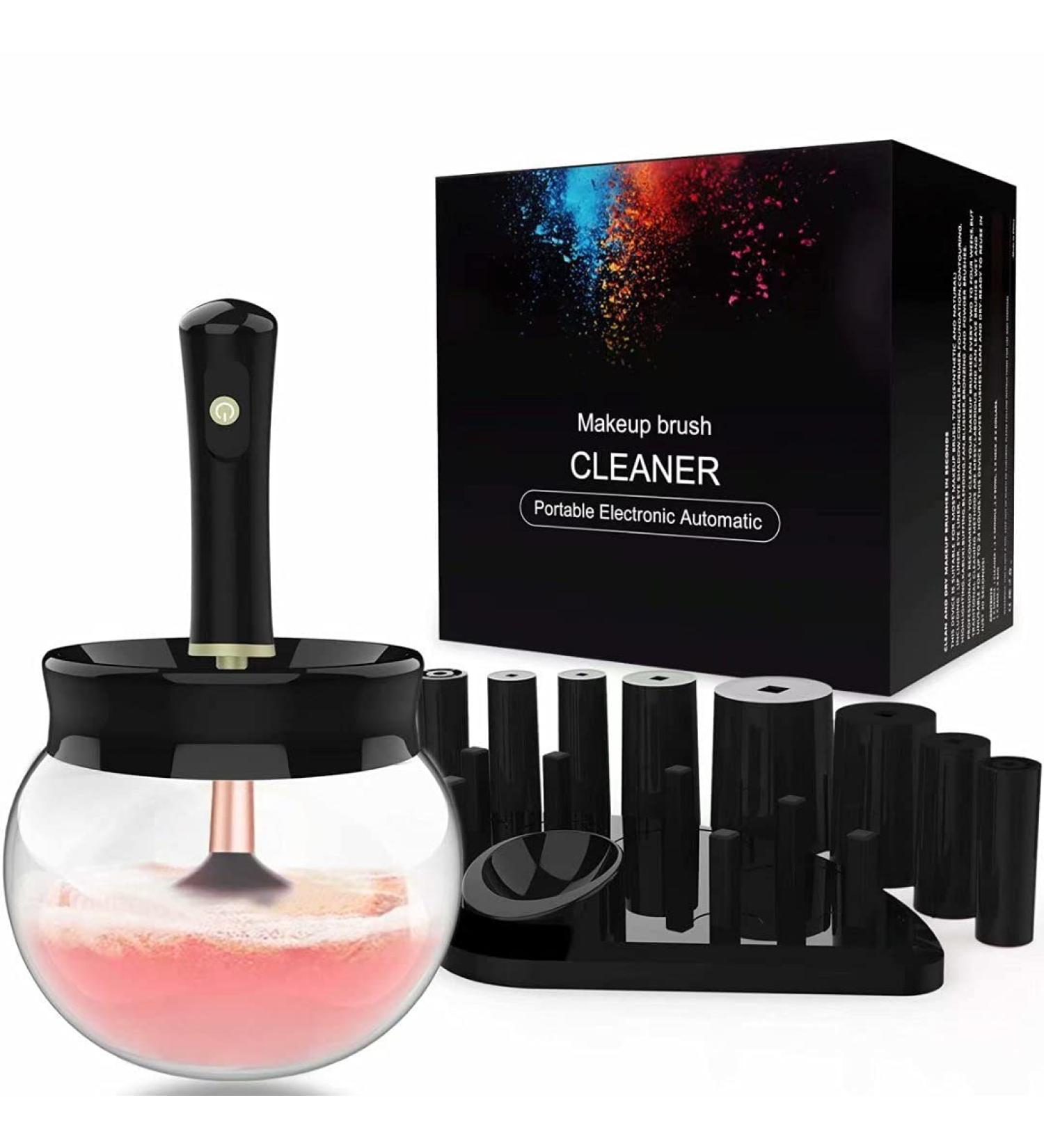 Electric Makeup Brush Cleaner & Dryer - Fast & Efficient Cleaning for All Brushes - 8 Sizes Included - Buy Online on SooperMarket.com