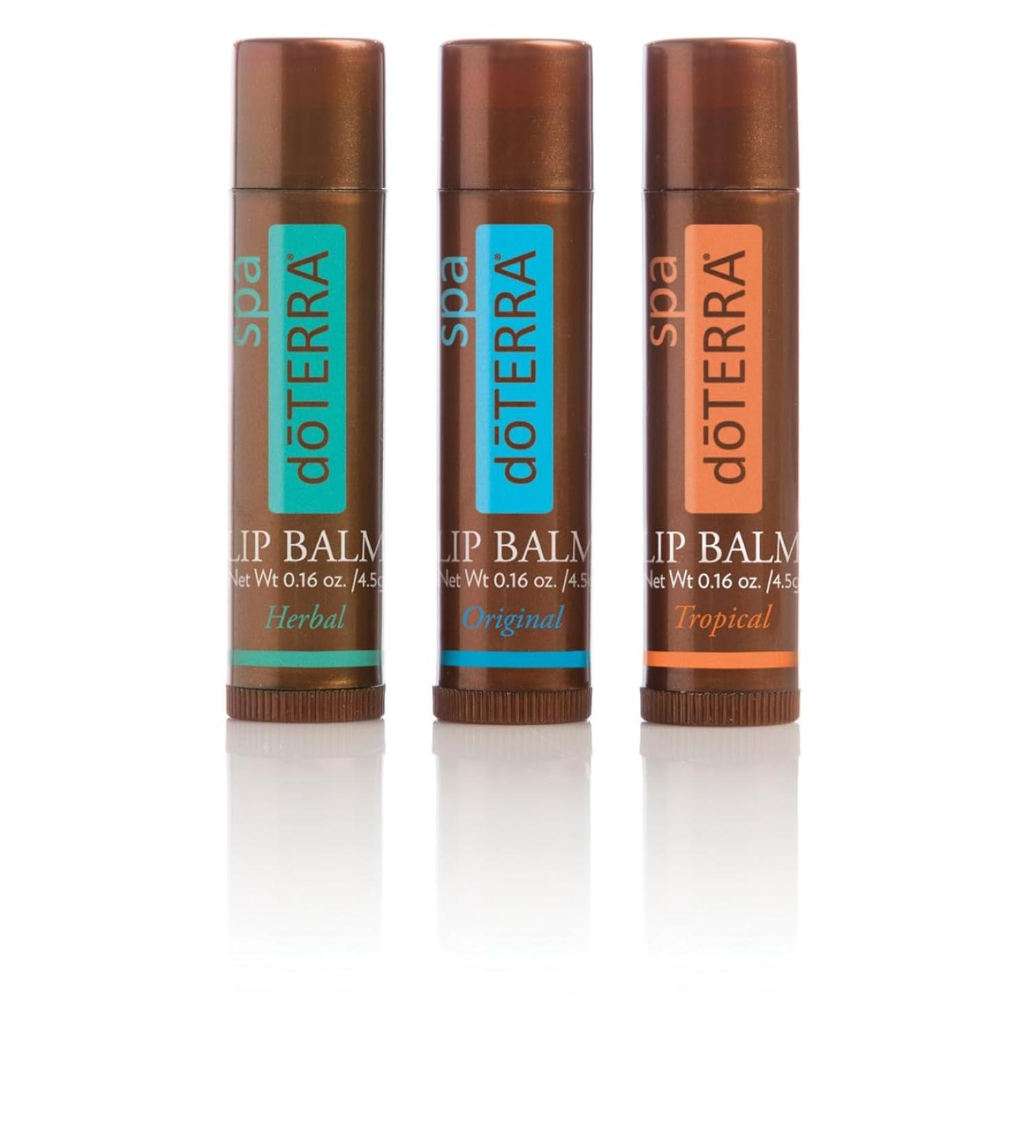 Shop doTERRA Lip Balm Variety - Nourishing Natural Lip Care for All Skin Types | International Shipping Available - Buy Online on SooperMarket.com