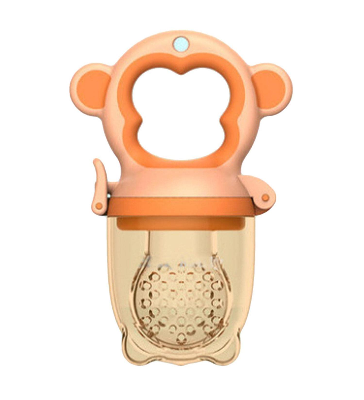 Abbto Fruit Bite Rings for Babies | Ergonomic Fruit Feed Pacifier & Soft Teething Toy | Safe for Toddlers & Infants - Buy Online on SooperMarket.com