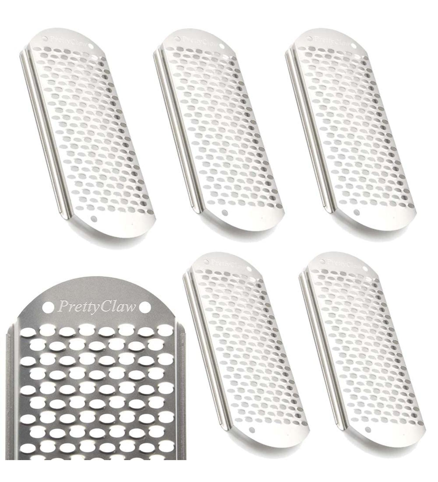 PrettyClaw Callus Remover Foot File - 6 Pack Blades, Big Hole 6.0 - Pedicure Tool for Dead Skin Removal on Feet - Buy Online on SooperMarket.com
