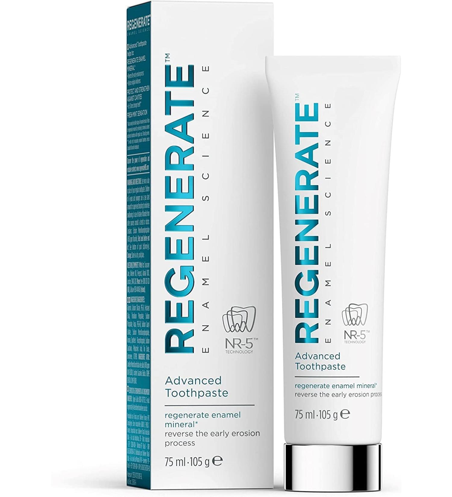 Regenerate Enamel Science Advanced Toothpaste - 75ml - Buy Online on SooperMarket.com