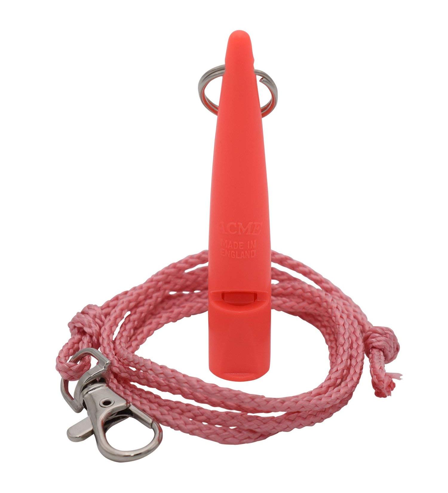 Acme Dog Whistle No. 210.5 - Free Pipe Band | Loud & Effective Dog Training | Coral Red & Lime Green - Buy Online on SooperMarket.com