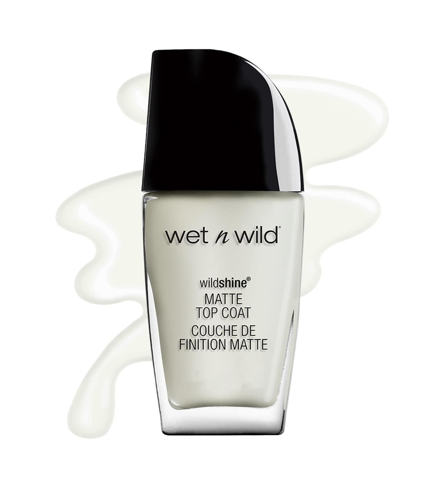wet n wild Wild Shine Matte Top Coat Nail Polish - Long-Lasting Finish - Buy Online on SooperMarket.com