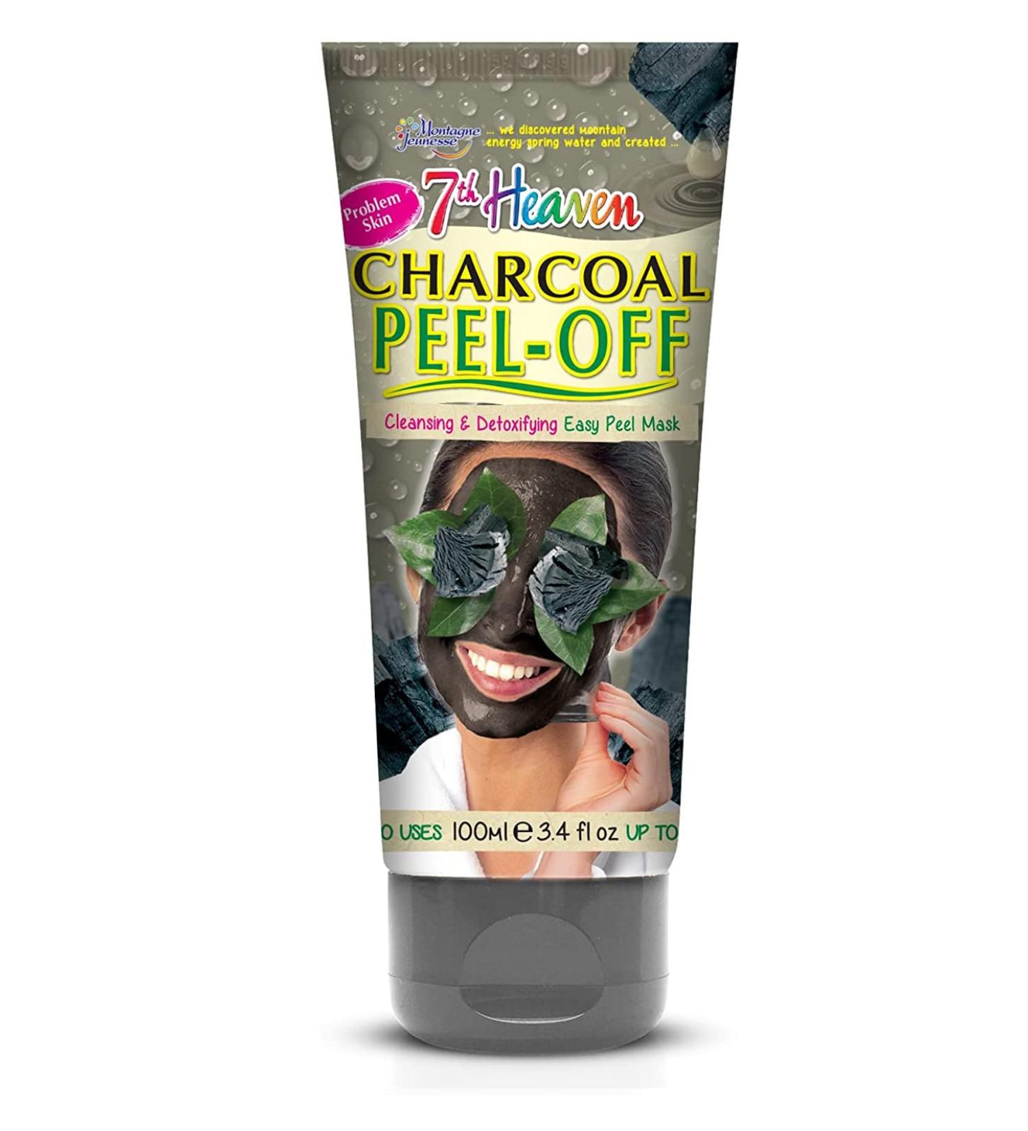 Charcoal Peel-Off Mask by Montagne Jeunesse | 100ml | Deep Cleansing & Purifying | International Shipping Available - Buy Online on SooperMarket.com