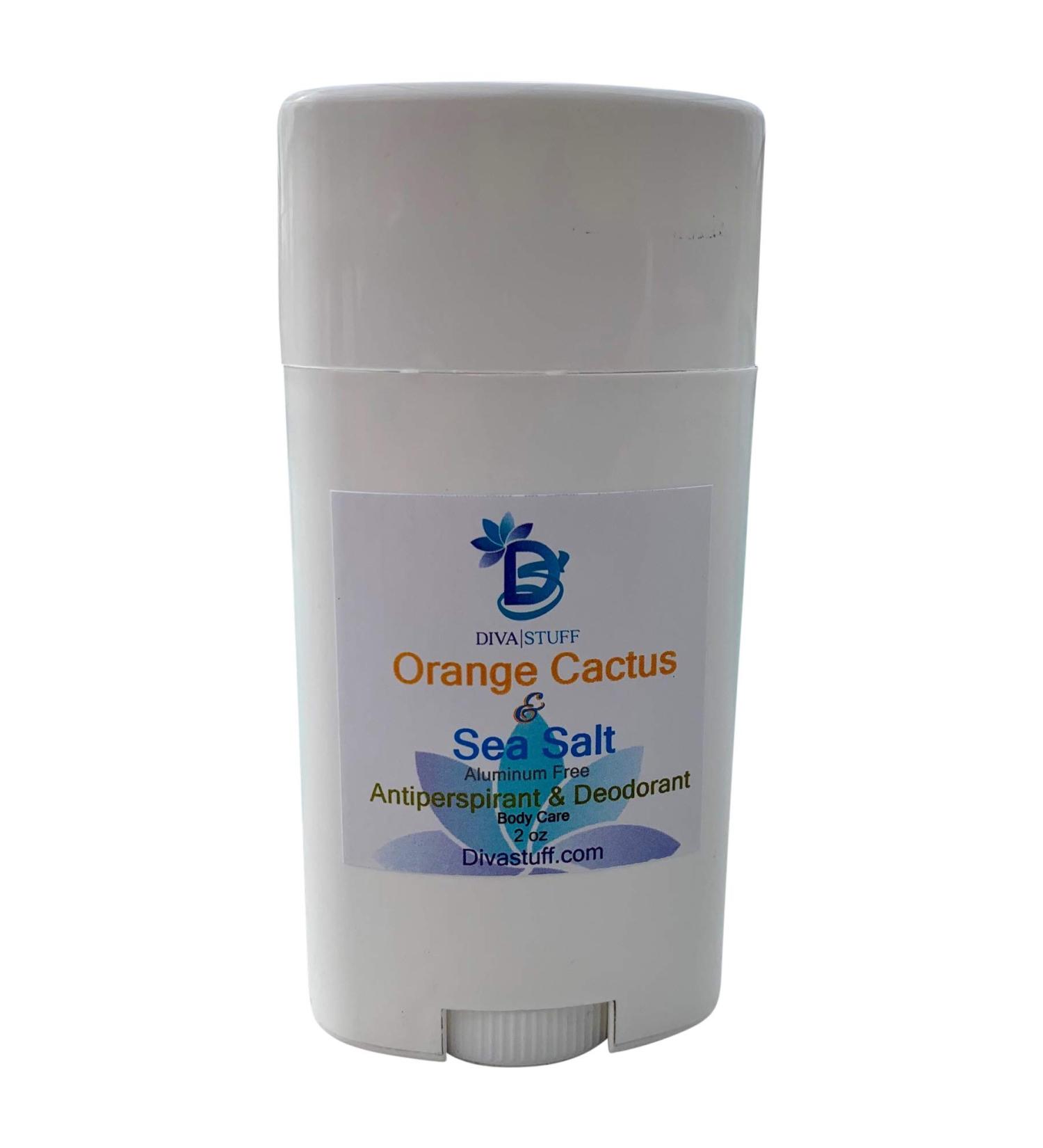 Orange Cactus & Sea Salt Antiperspirant | Aluminum-Free Deodorant by Kym's Diva Stuff - International Shipping - Buy Online on SooperMarket.com