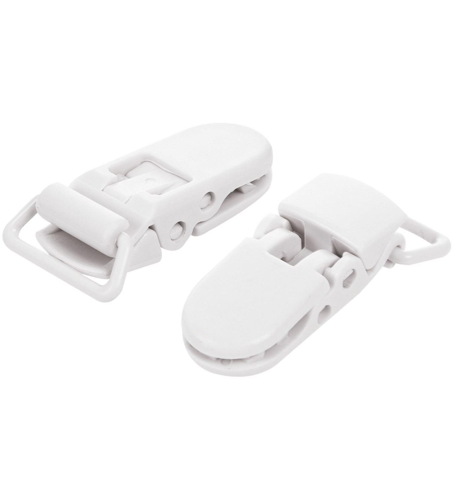 Dellx 10Pcs Baby Kids T-Shape Plastic Pacifier Clips Soother Dummy Holder White International Shipping Available - Buy Online on SooperMarket.com