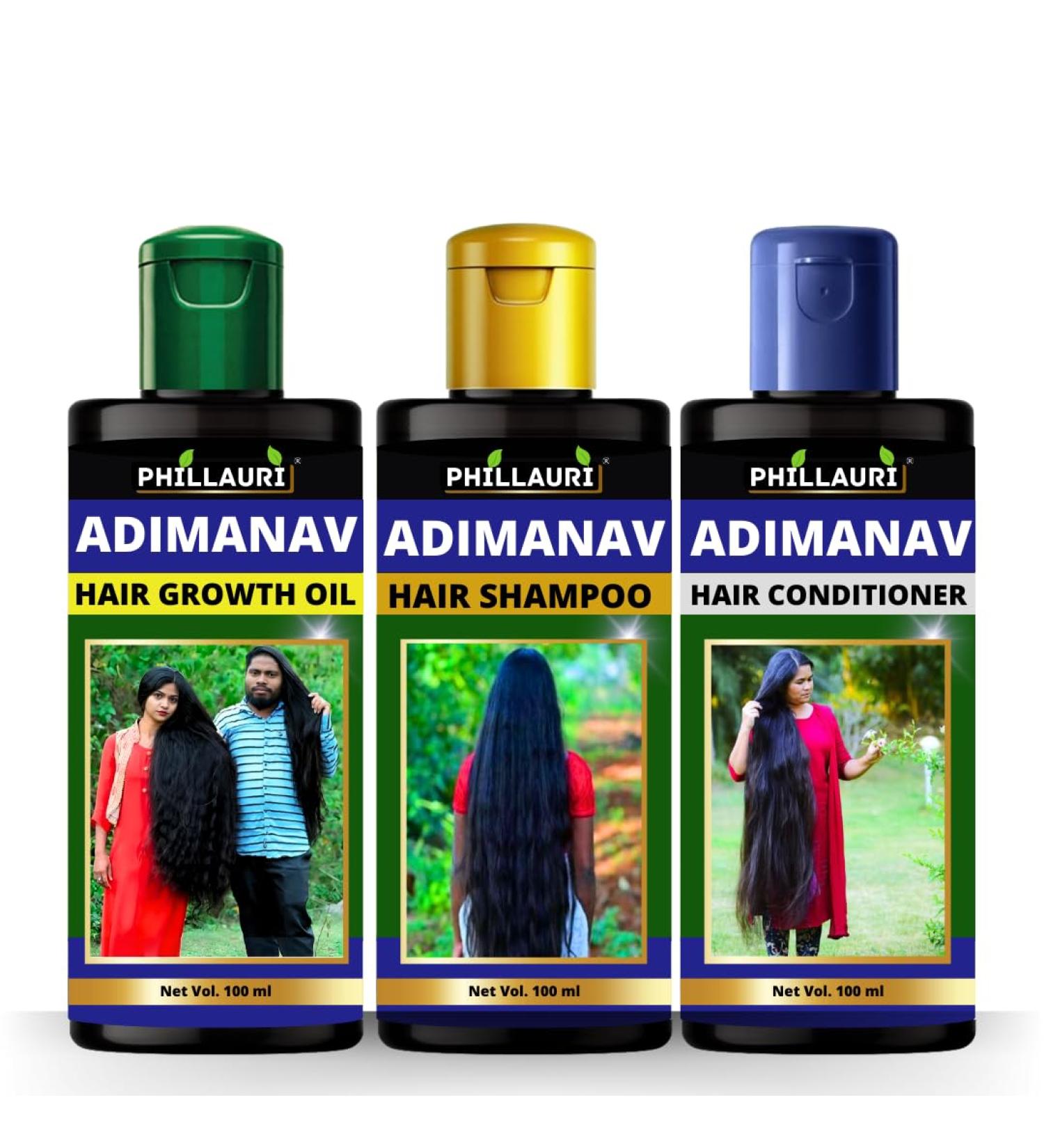 Buy Adivasi Ayurvedic Jadibuti Hair Oil Shampoo & Conditioner Combo - Best Natural Hair Care for All Hair Types - International Shipping Available - Buy Online on SooperMarket.com