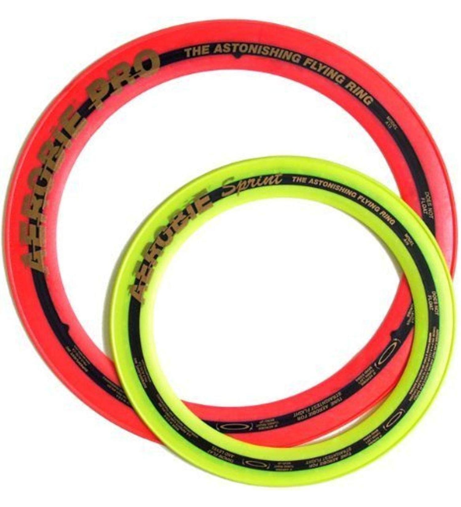 Aerobie Pro Ring (13") & Sprint Ring (10") Set, Random Assorted Colors