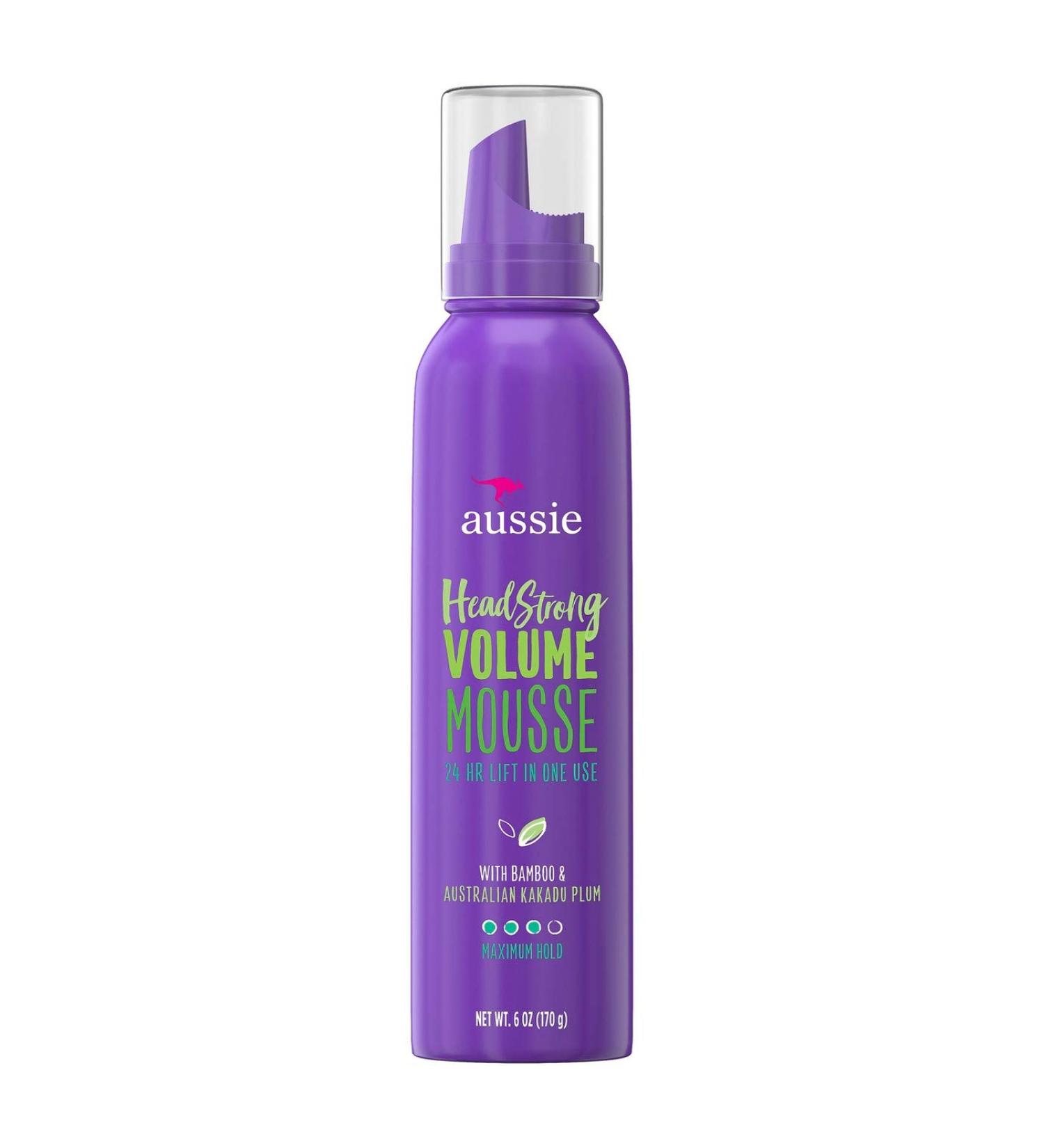 Aussie Mousse Volume 6 Ounce Head Strong (Max Hold) (2 Pack)