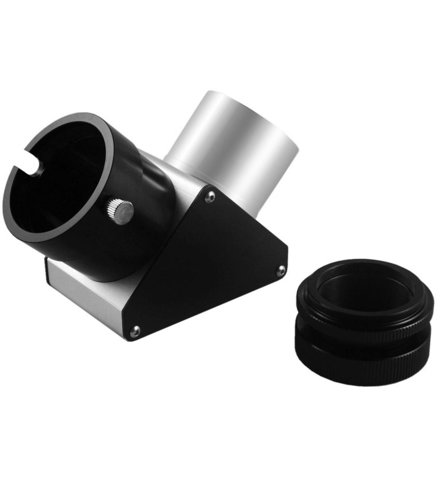 Astromania 2 SCT 90-Degree Mirror Diagonal - 93% Reflectivity - Fits Schmidt-Cassegrain Telescopes - Adapter for Refractor Telescopes - Buy Online on SooperMarket.com