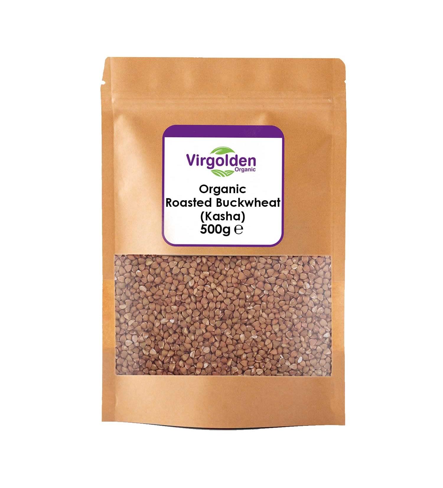 Organic Roasted Buckwheat (Kasha) 500g by Virgolden Organic - Buy Online on SooperMarket.com