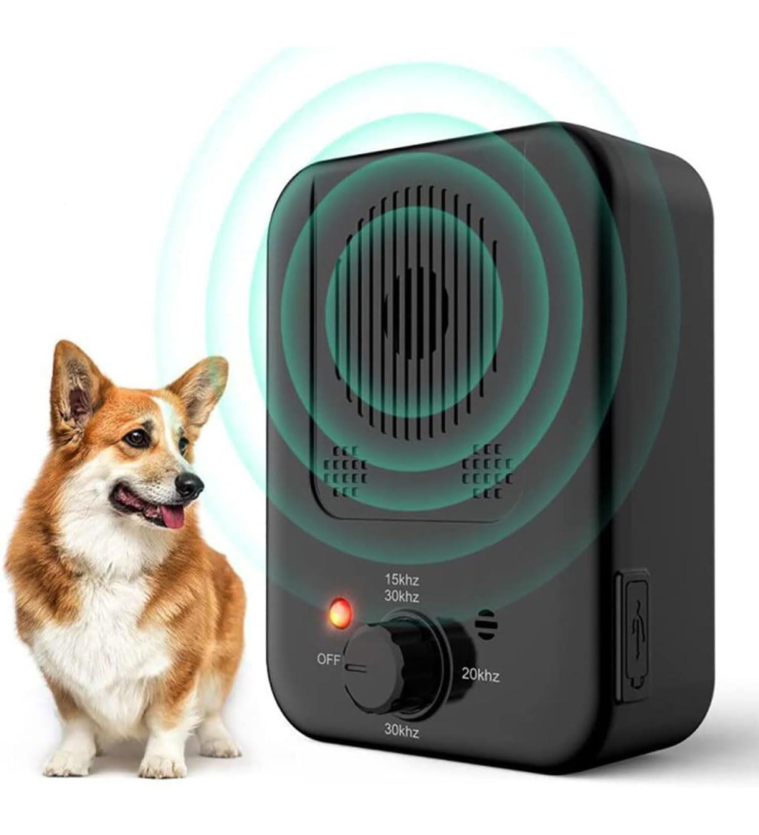 HXWEB PET Anti-Bell Device | Ultrasound Dog Bark Repeller & Trainer | Safe & Effective Outdoor Deterrent for Large Medium & Small Dogs - Buy Online on SooperMarket.com